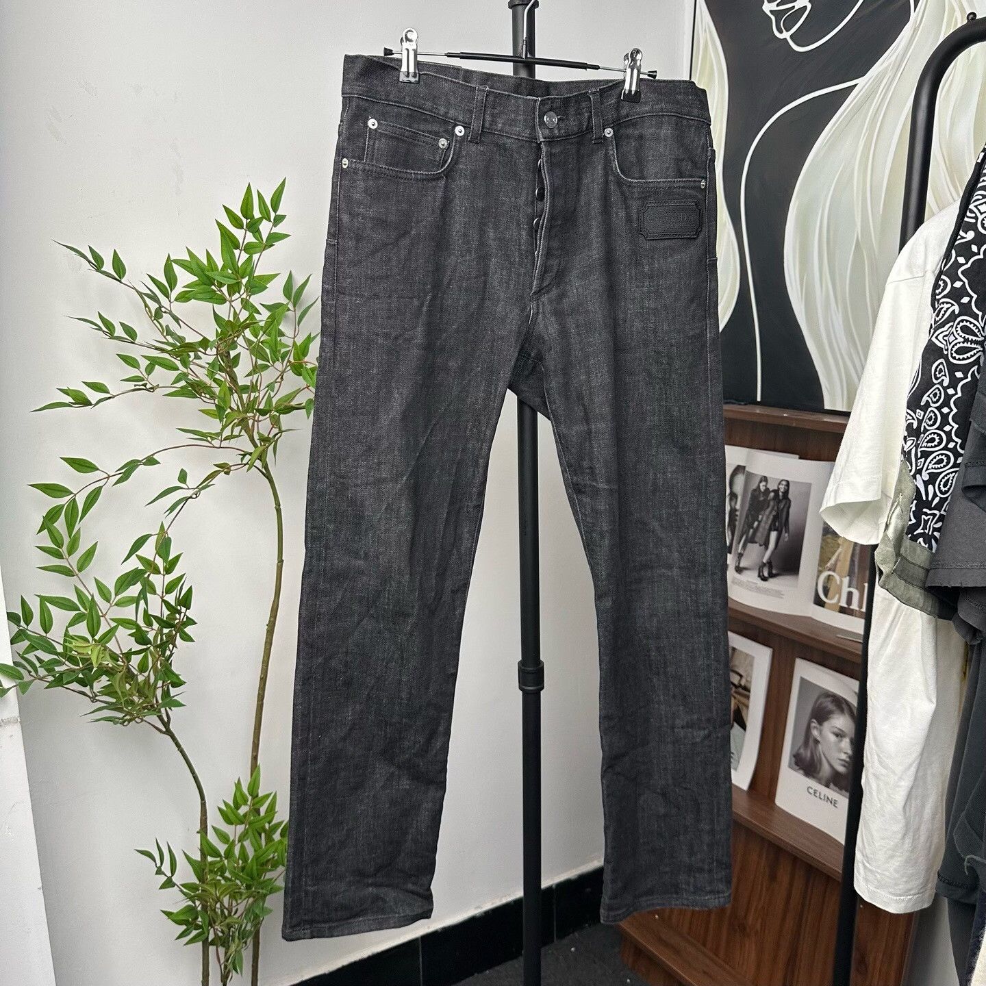 Dior Dior Retro Denim Black Denim Jeans 32 Men Size US 32 / EU 48 - 1 Thumbnail