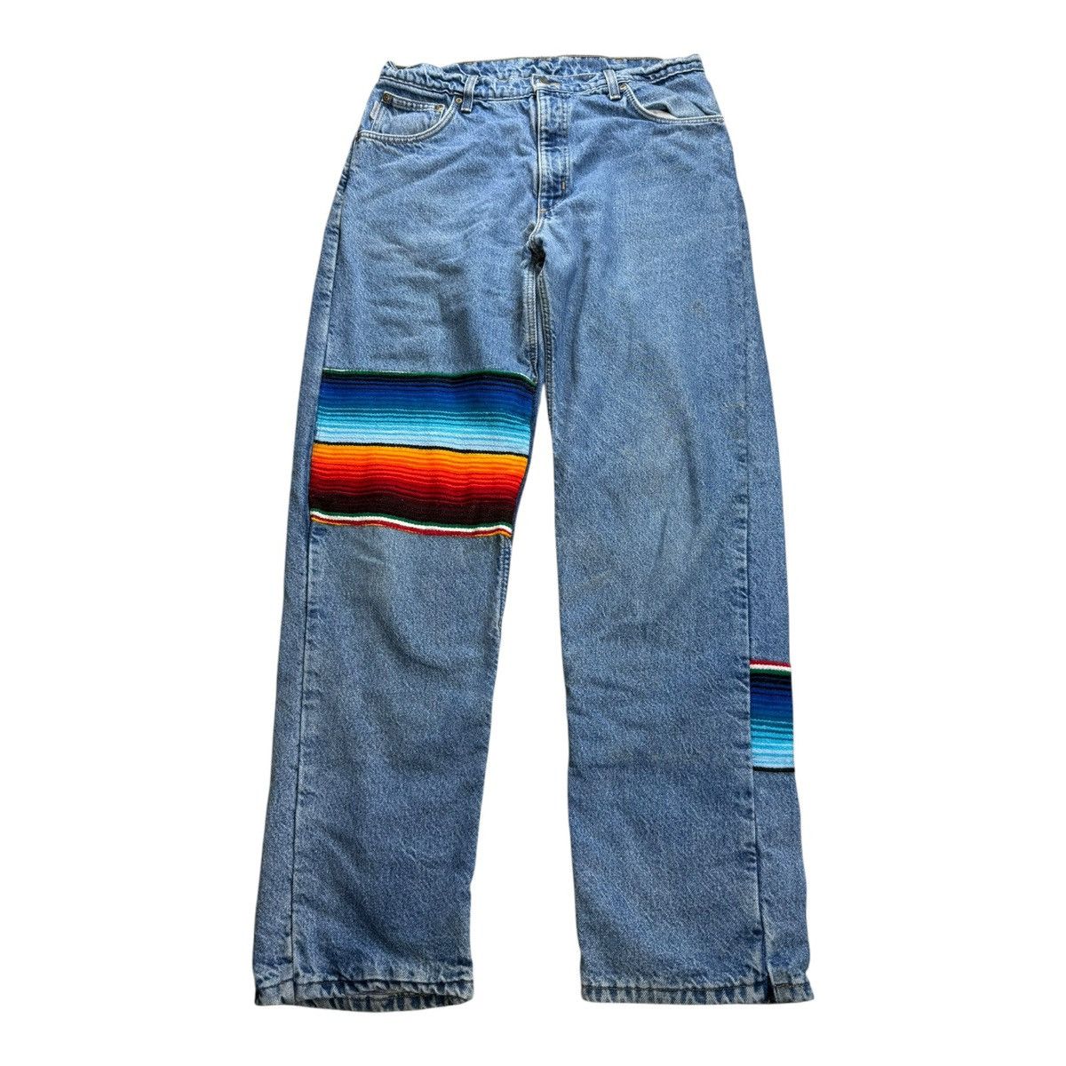 Carhartt Carhartt Jeans Custom Serape Patch Denim Workwear Pants Size US 34 / EU 50 - 1 Thumbnail