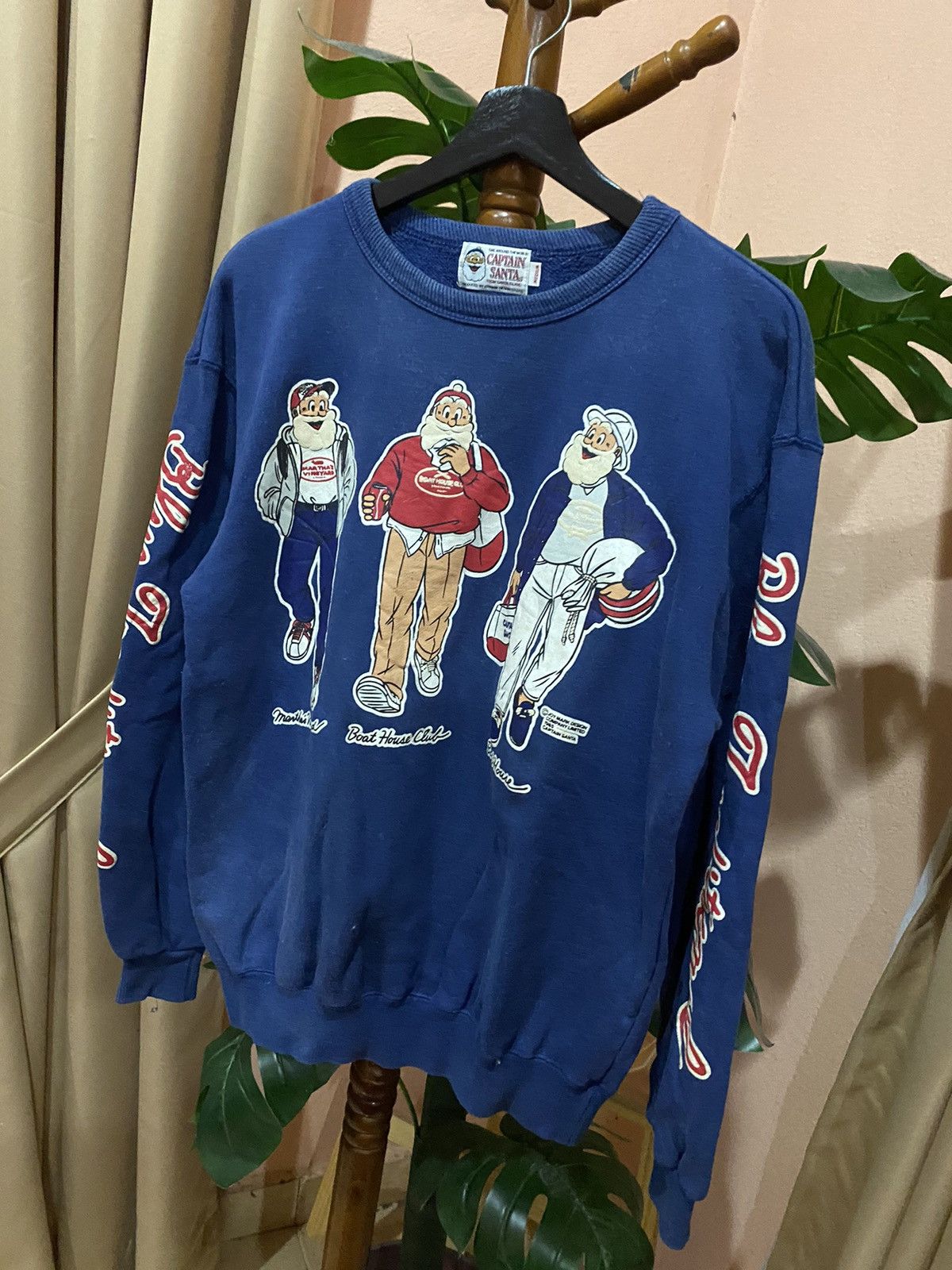 Vintage Vintage Captain Santa Sweatshirt - Classic 90s Japanese Size US M / EU 48-50 / 2 - 2 Thumbnail