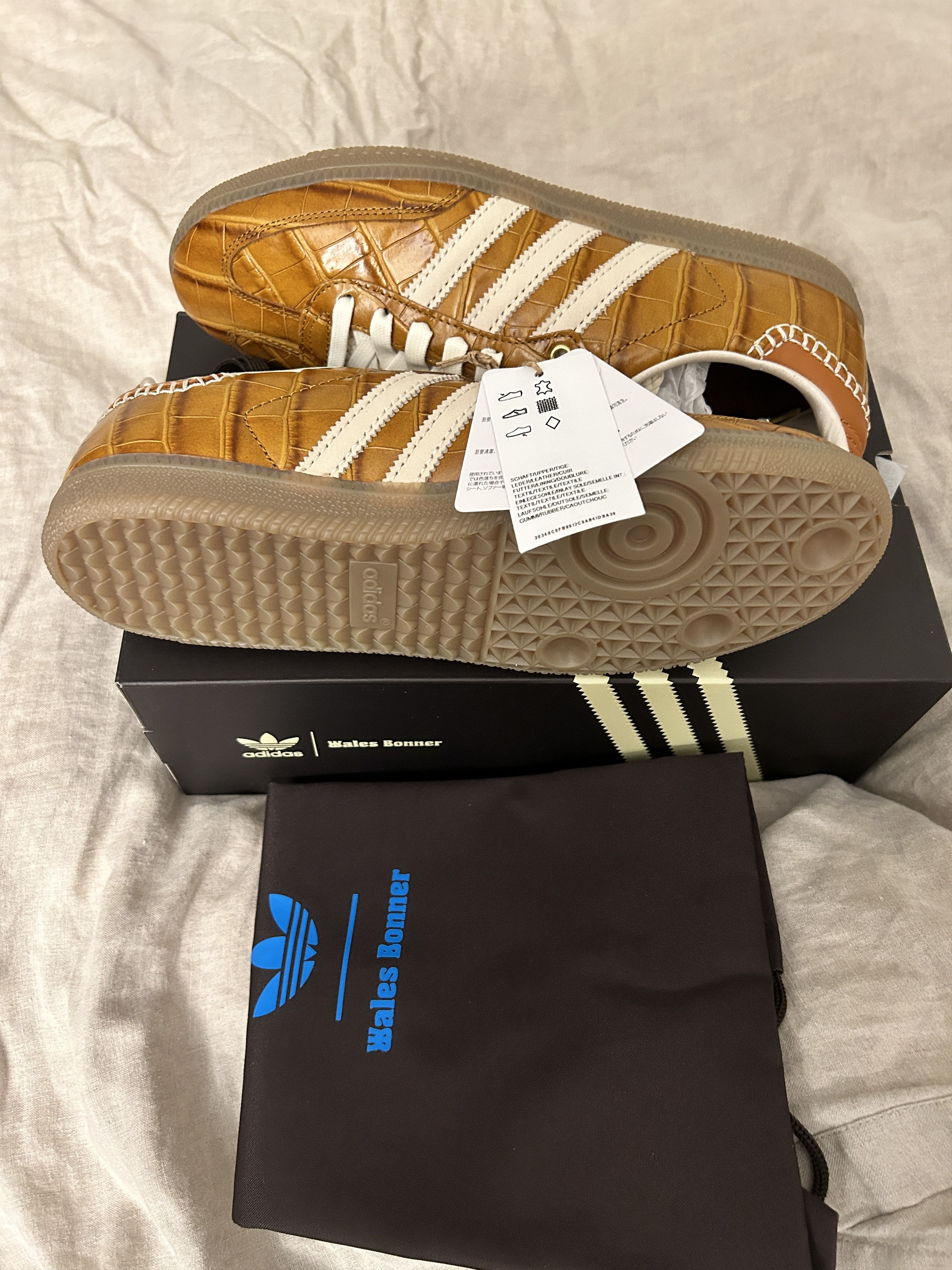 Adidas × Wales Bonner Adidas Originals x Wales Bonner Samba Brown Croc Size US 10 / EU 43 - 4 Thumbnail