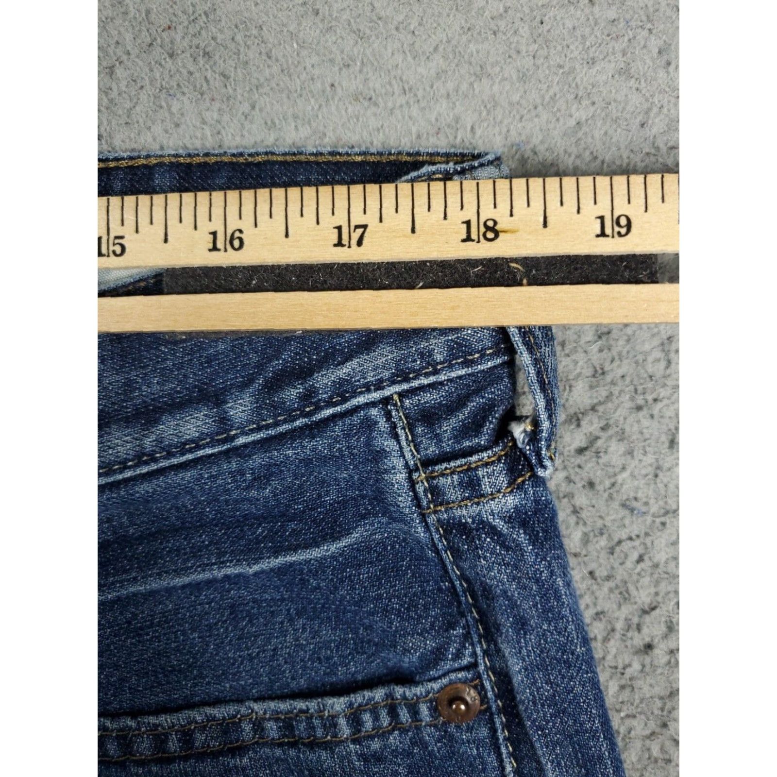 Vintage Ralph Lauren Denim Jeans Mens 36x30 Blue Straight Leg Cotton Pants Size US 36 / EU 52 - 4 Thumbnail