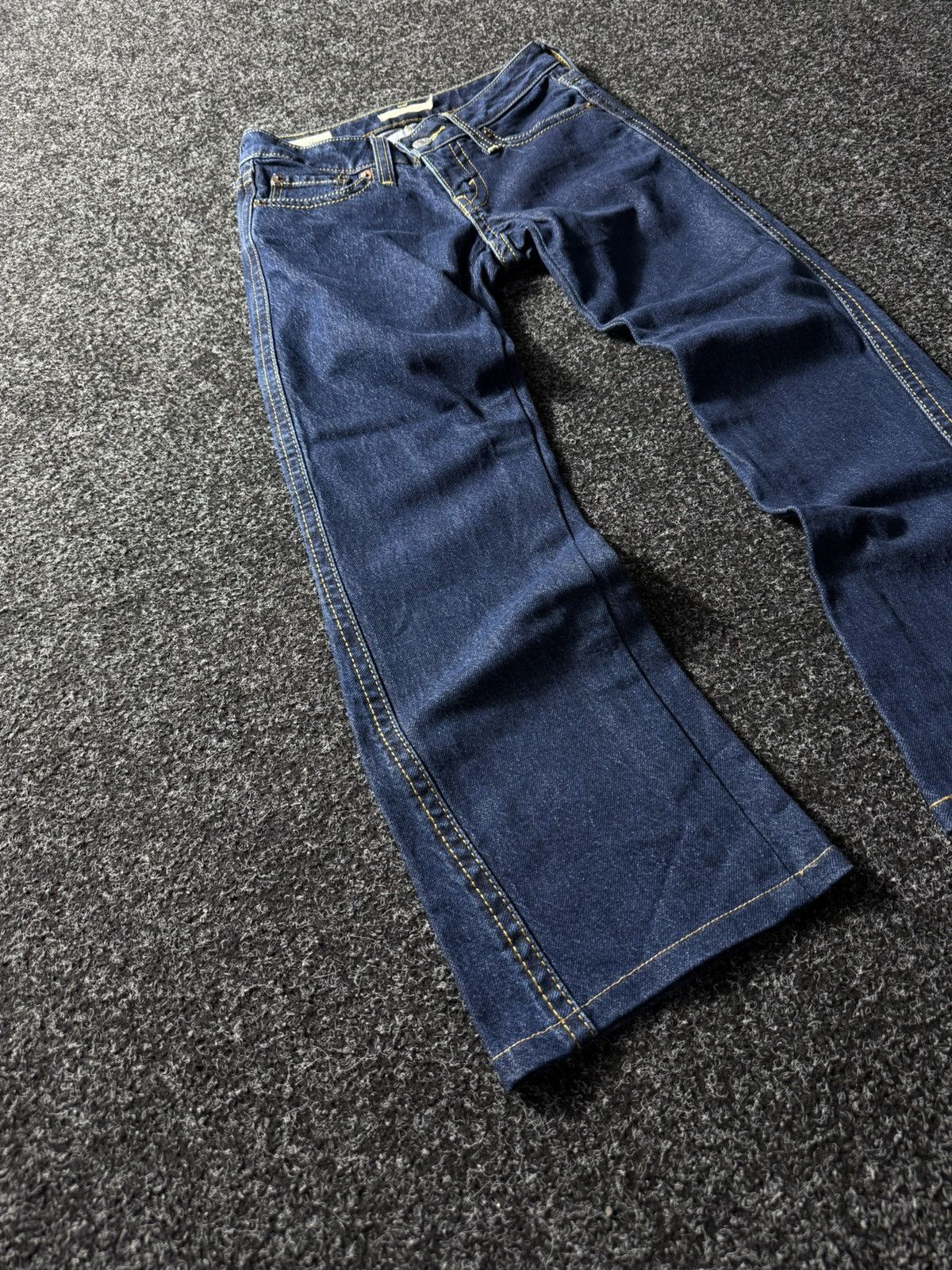 Japanese Brand × Levi's × Vintage Vintage 00s Flared Levis Jeans Bootcut Denim Pants Y2K Size 24" / US 00 / IT 34 - 2 Thumbnail