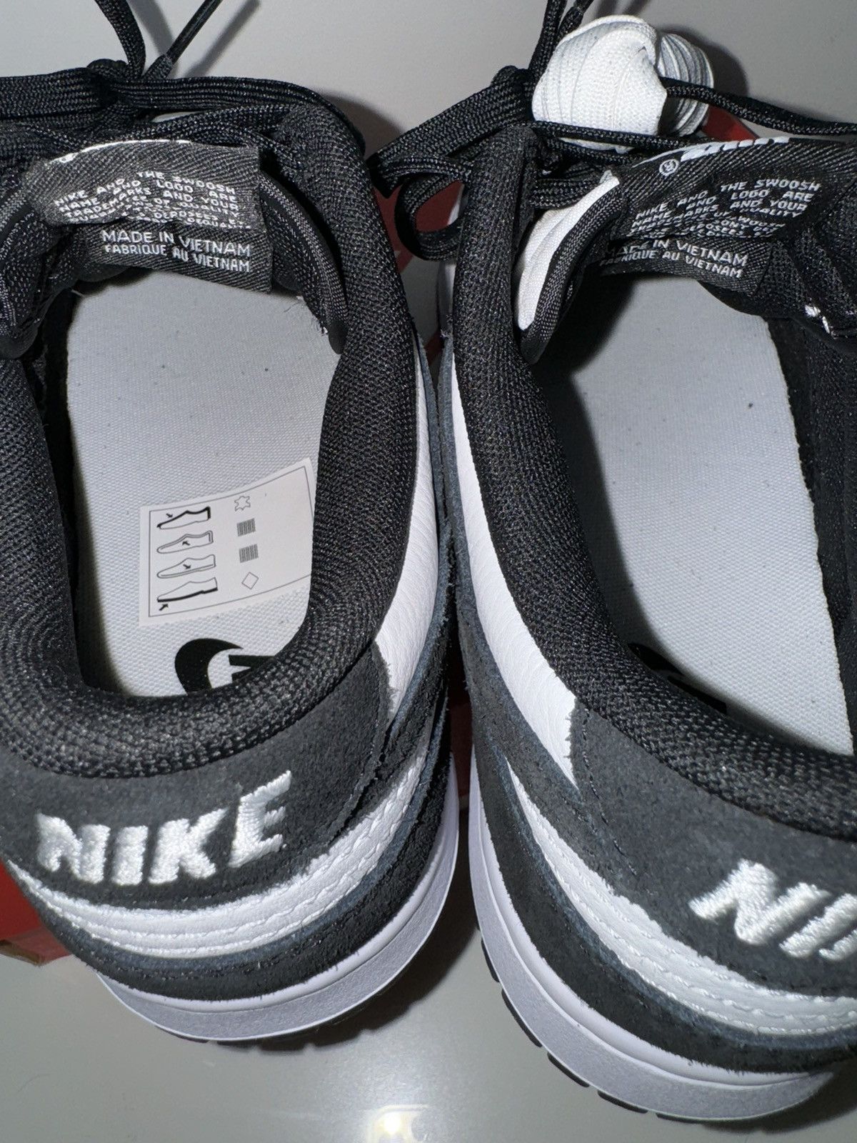 Nike Nike Dunk Low Retro Se Suede Panda 43 EU FQ8249-100 Size US 9.5 / EU 42-43 - 13 Thumbnail