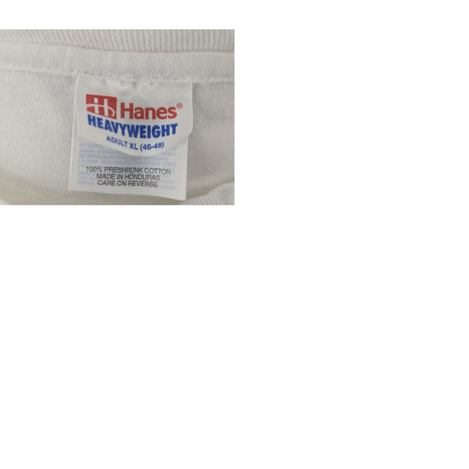 Hanes VINTAGE Maui Hawaii Men T-Shirt XL White Single Stitch Hanes Crew Neck Short Sleeve Size US XL / EU 56 / 4 - 9 Thumbnail