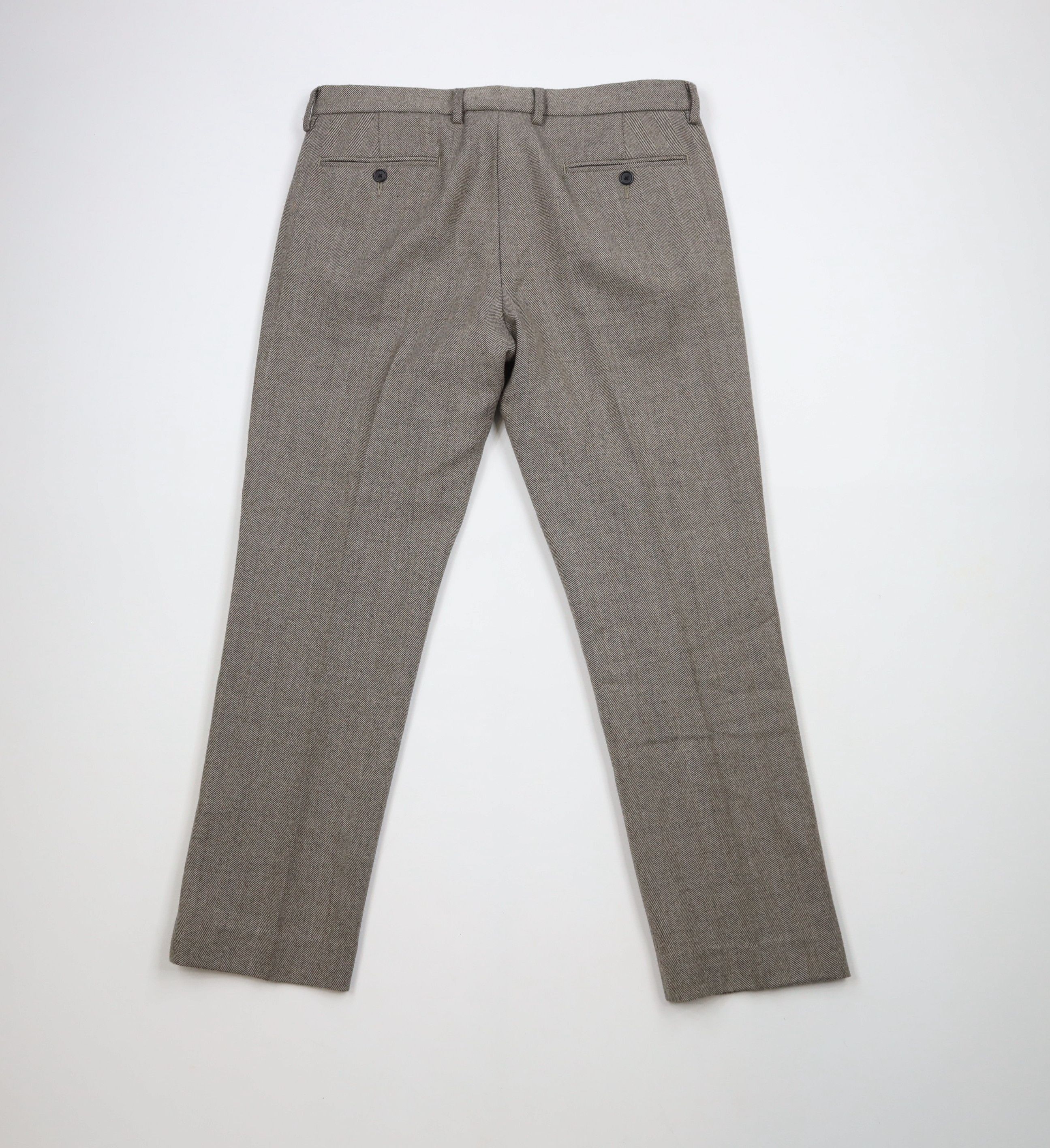 J.Crew × Vintage J Crew Bedford Wool Tweed Herringbone Chino Pants Trousers Size US 34 / EU 50 - 9 Thumbnail