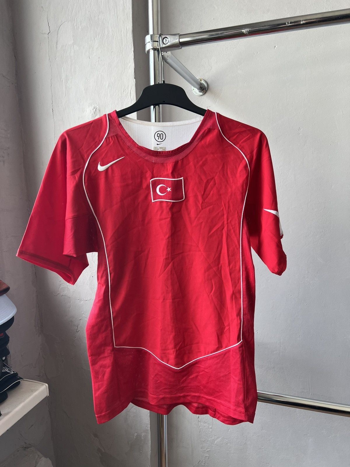 Nike 2004/06 Turkey 🇹🇷 team soccer jersey football shirt vintage Size US S / EU 44-46 / 1 - 1 Thumbnail