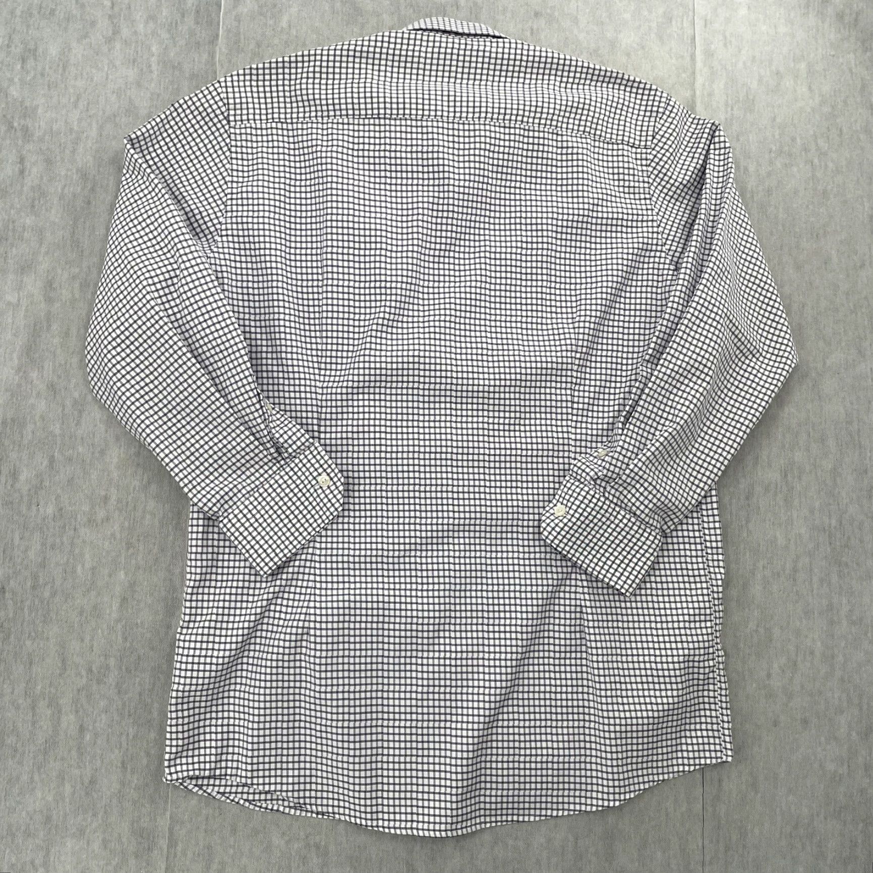 Eton VINTAGE Eton Dress Shirt Men Adult 16/41 Long Sleeve Cotton Check Twill Button Up Classic Size US L / EU 52-54 / 3 - 2 Thumbnail