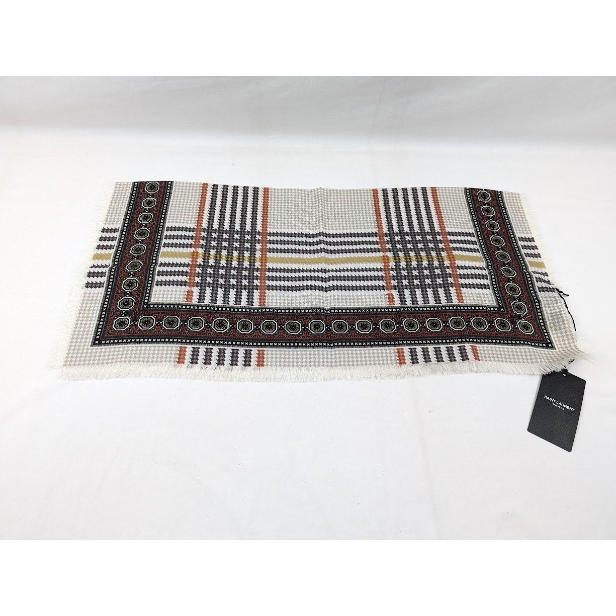 Saint Laurent Paris o1rshd1 Size: OS / Small Scarf in Multicolor Size ONE SIZE - 1 Thumbnail
