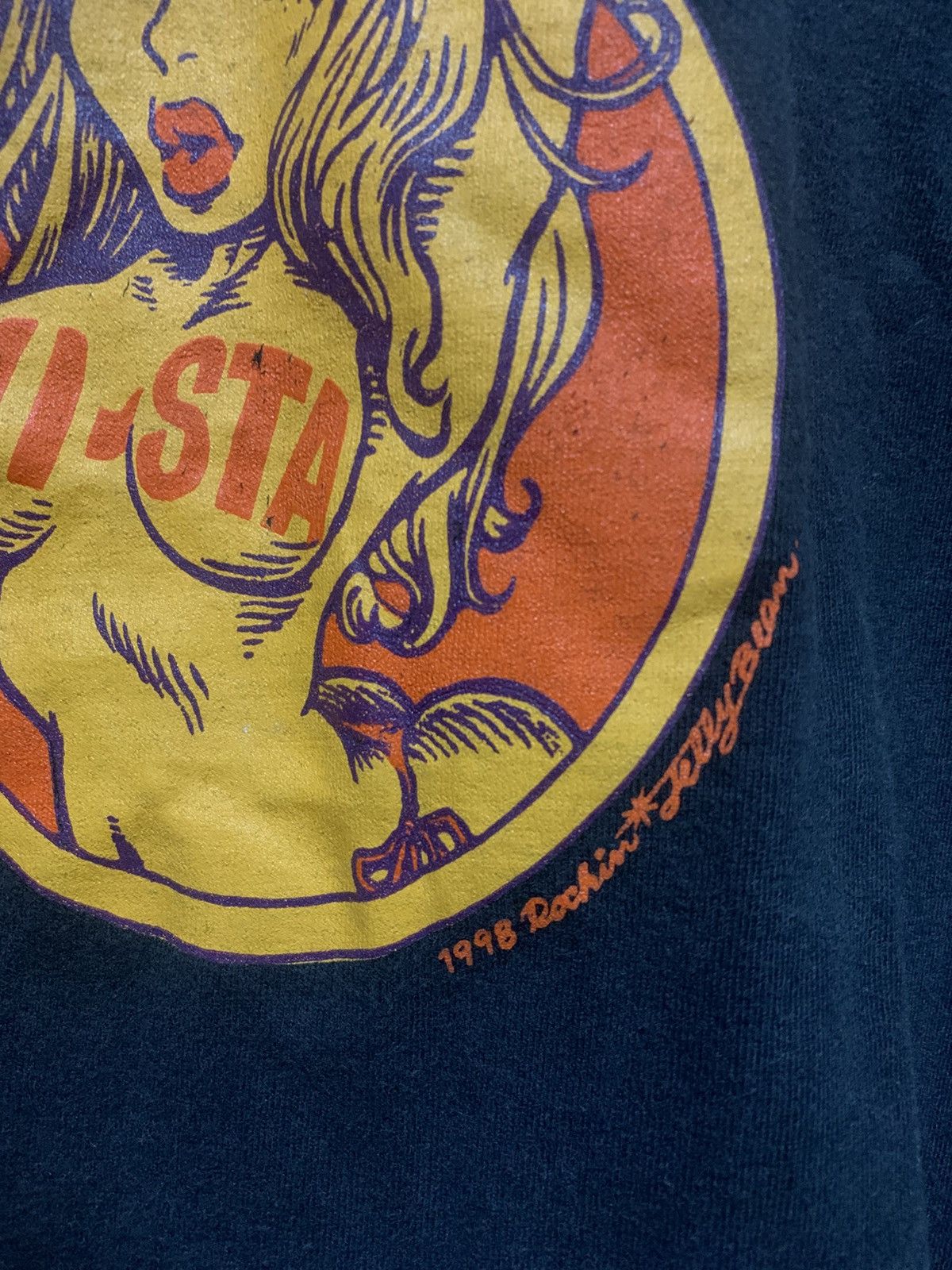 Band Tees Vintage 90s Hi-Standard Art By Rockin Jelly Bean Band Tee Size US S / EU 44-46 / 1 - 6 Thumbnail