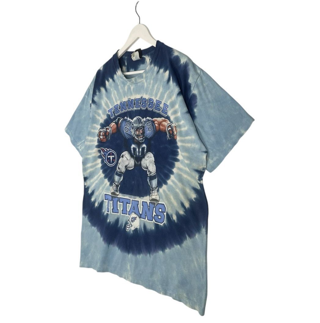 Designer × Vintage T-shirt vintage liquid Tennessee titans - blue Size US M / EU 48-50 / 2 - 3 Thumbnail