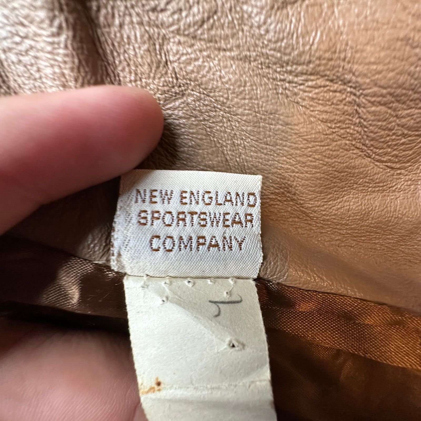 Other Vintage 70s New England Sportswear Leather Coat Womens 12 Size XL / US 12-14 / IT 48-50 - 8 Thumbnail