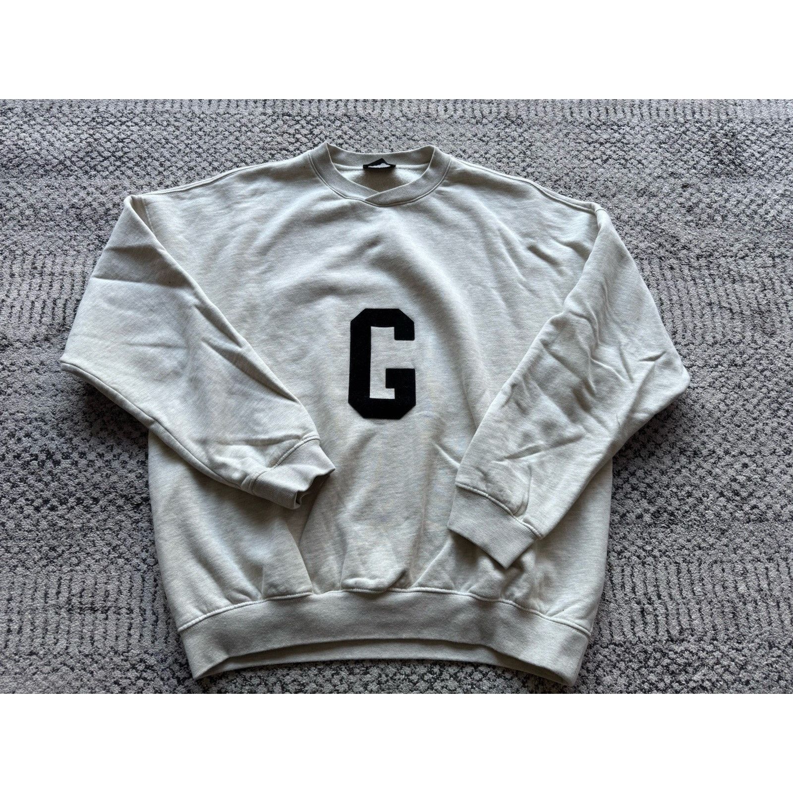 Fear of God Grays Heather Crew Made in USA M 7th Collection