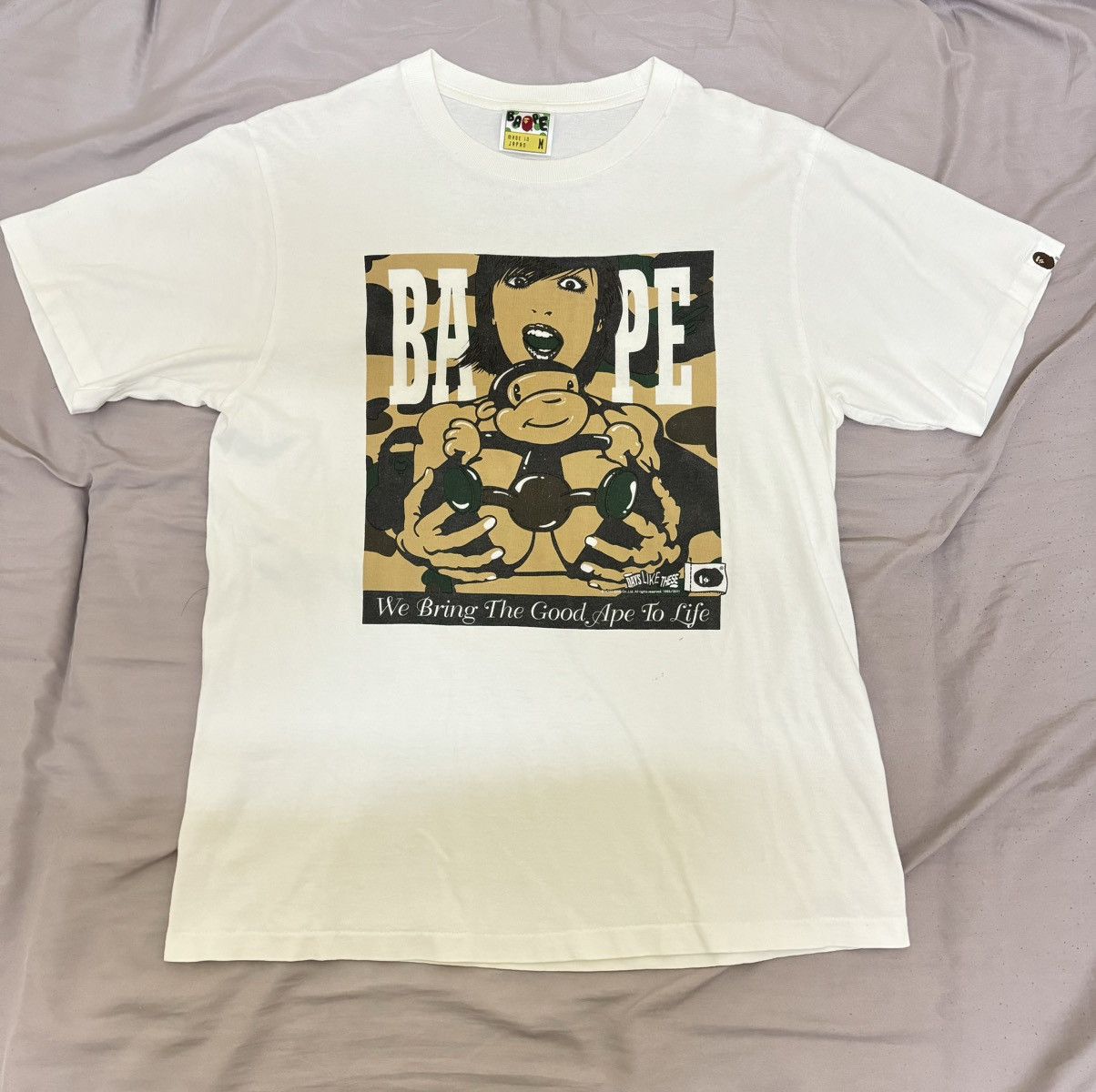 Bape Bape days like these tee Size US M / EU 48-50 / 2 - 1 Thumbnail