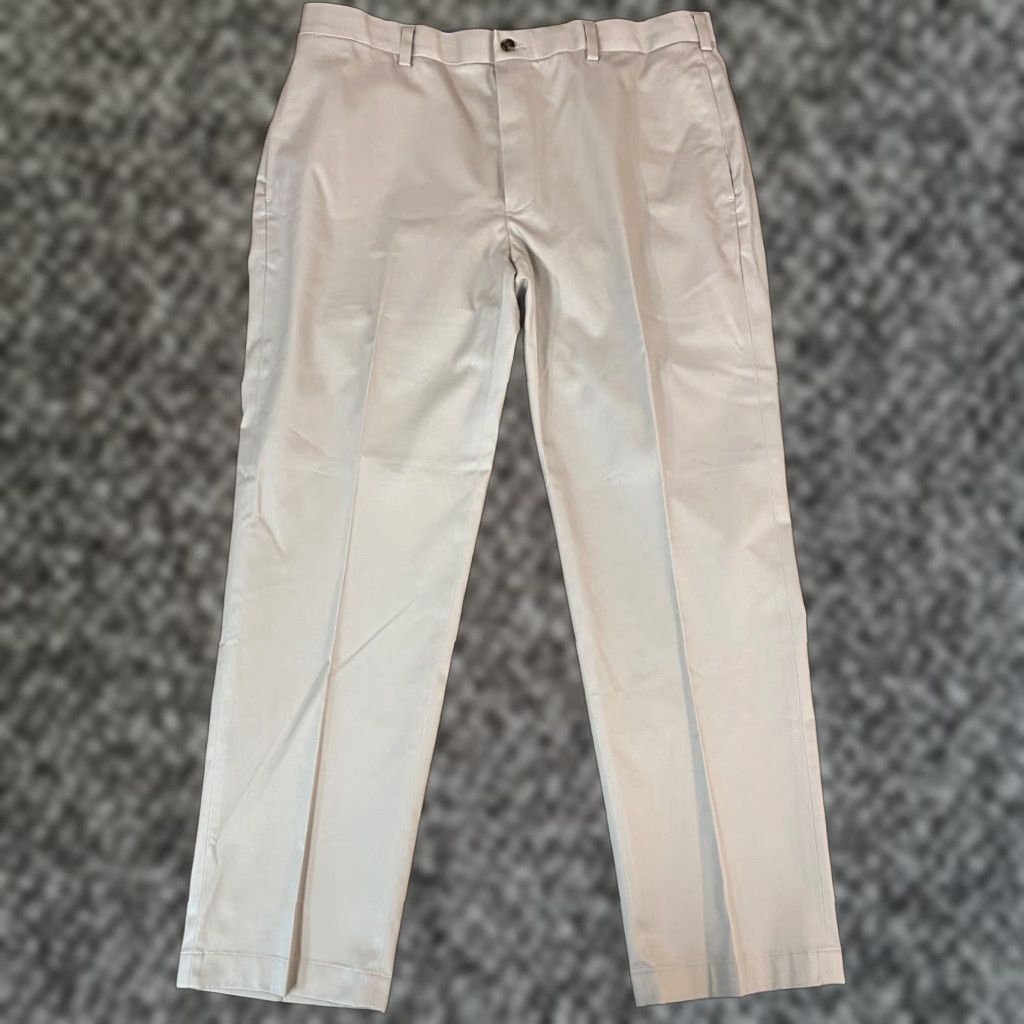 VINTAGE Brooks Brothers Pants Mens 37 x 30 Lightweight Advantage Chino Clark Khaki