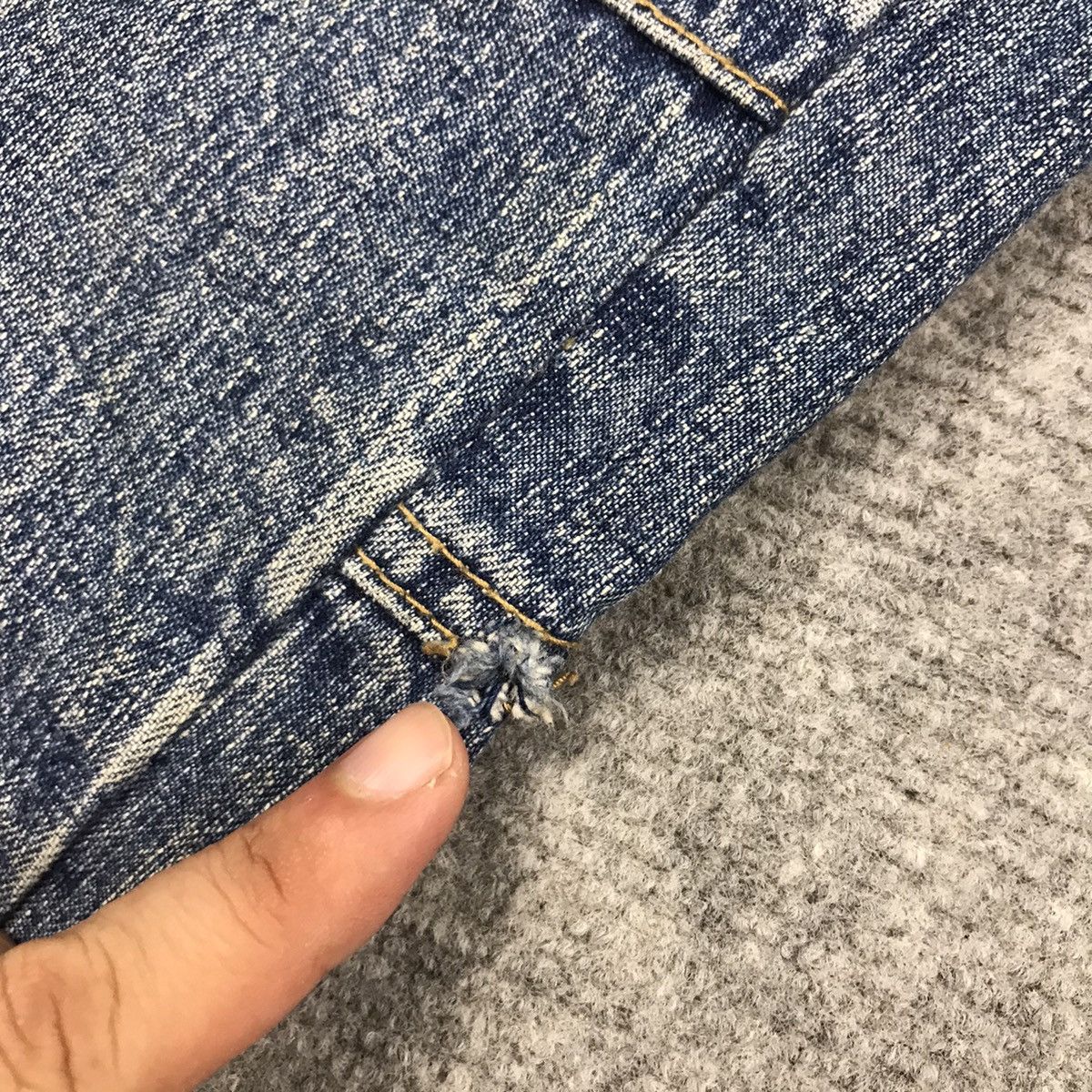 Japanese Brand BAGGY🔥NOIZ JEANS DENIM FADED JAPANESE STYLE PANTS Size US 32 / EU 48 - 17 Thumbnail