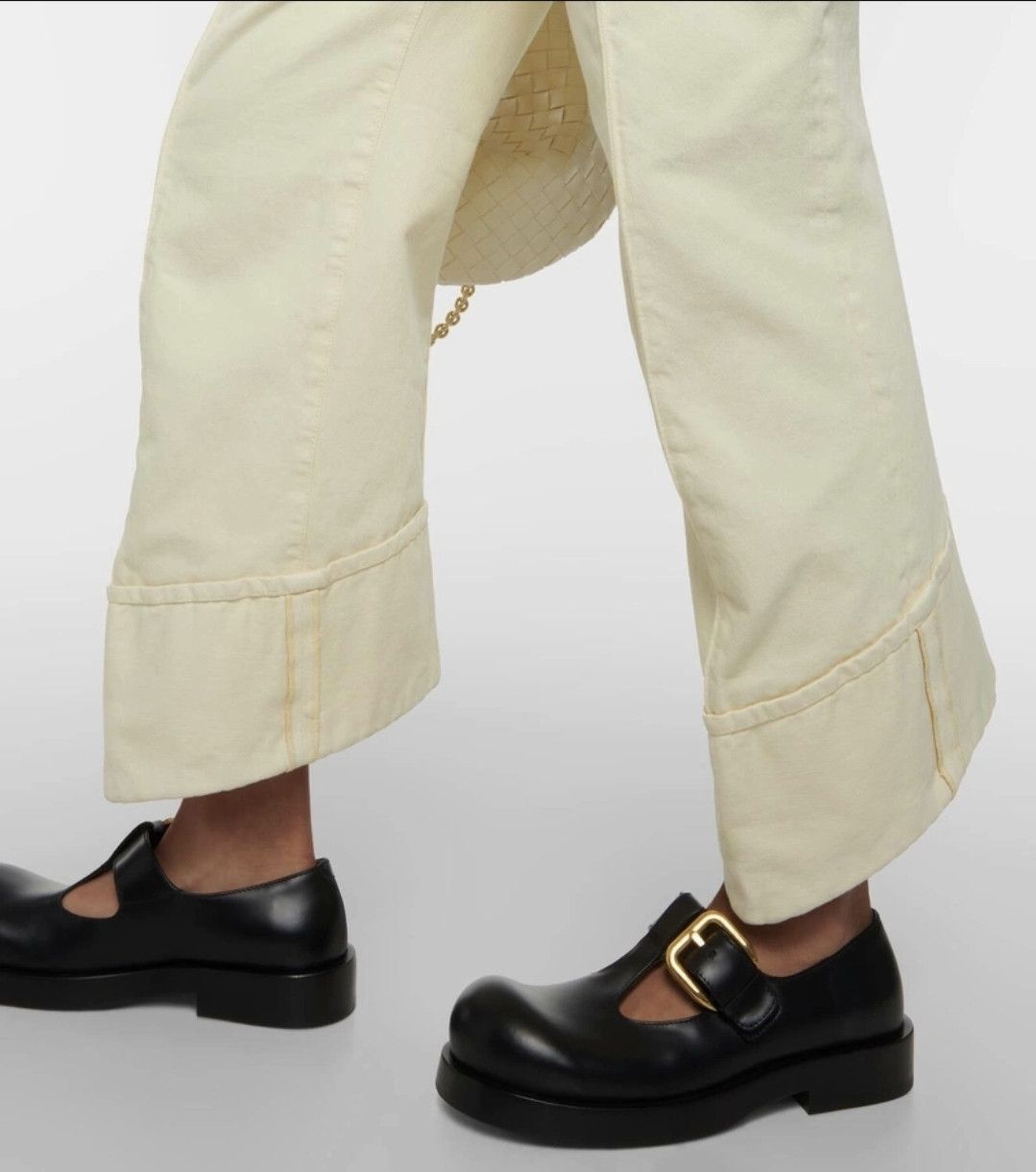 Bottega Veneta Asymmetric mid-rise cropped jeans Size 26" / US 2 / IT 38 - 18 Thumbnail