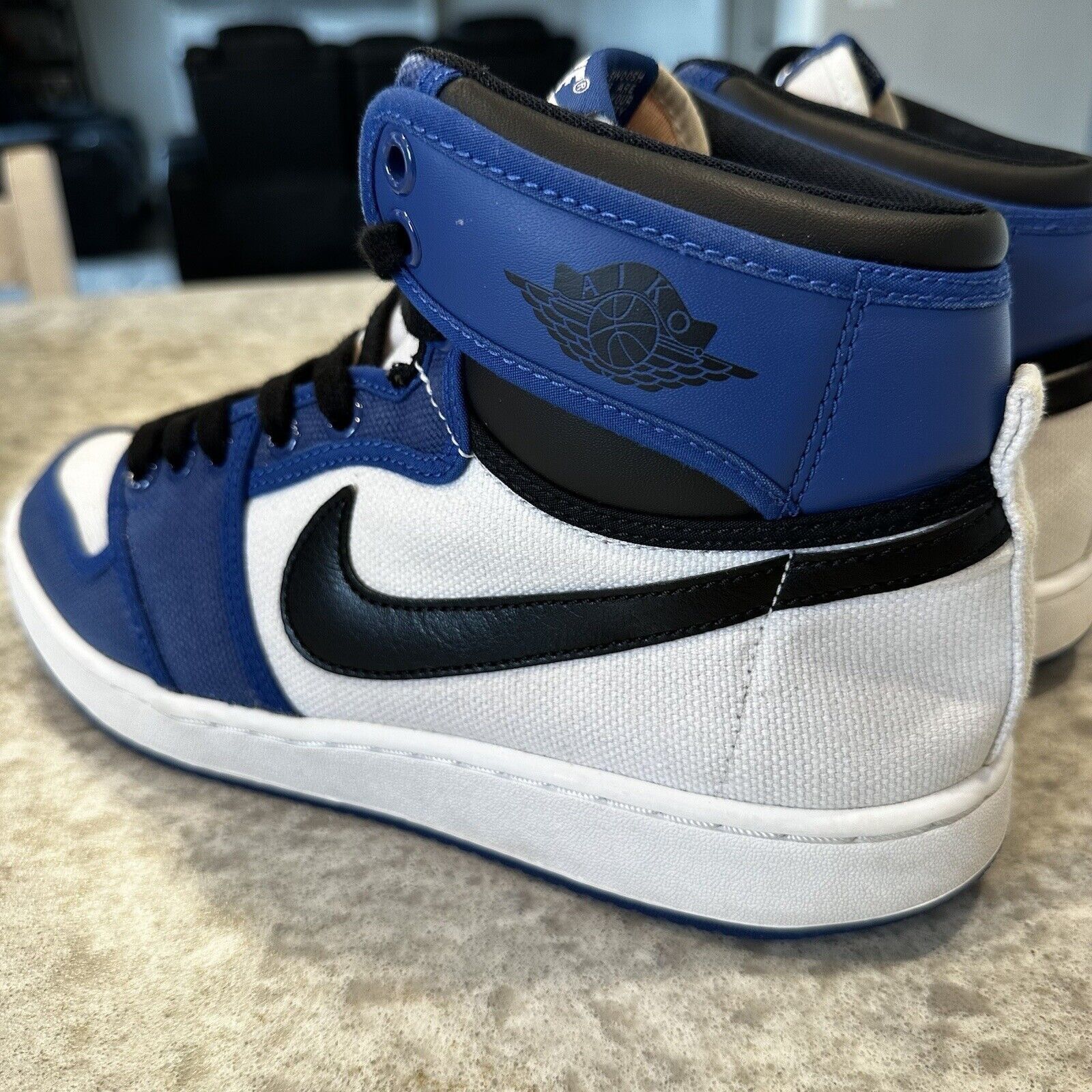 Nike Size 8 - Jordan 1 AJKO Storm Blue White Black 2021 Size US 8 / EU 41 - 3 Thumbnail