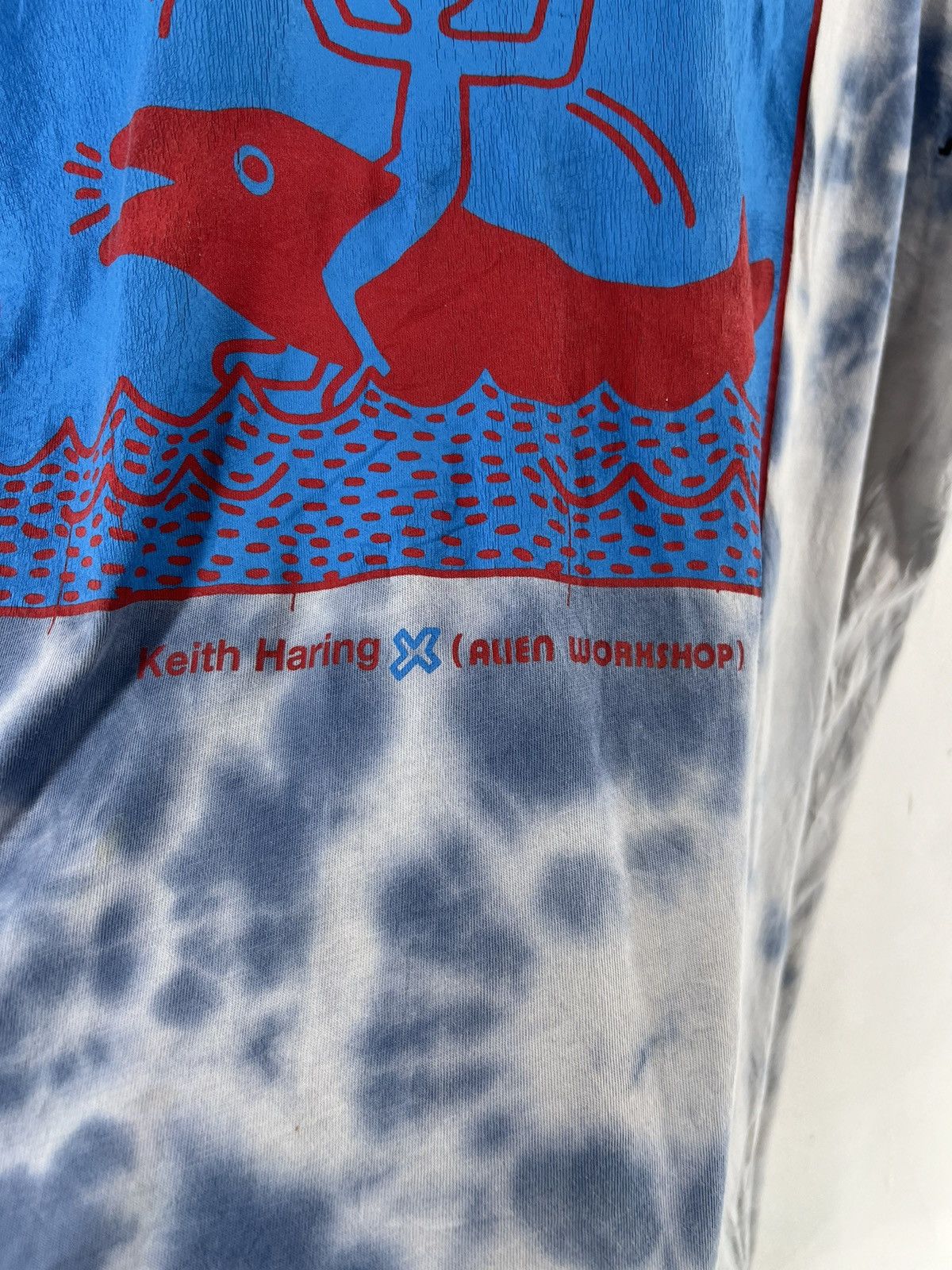 Alien Workshop × Keith Haring Vintage Keith Haring@Alien Workshop Rare Design Tshirt Size US L / EU 52-54 / 3 - 5 Thumbnail