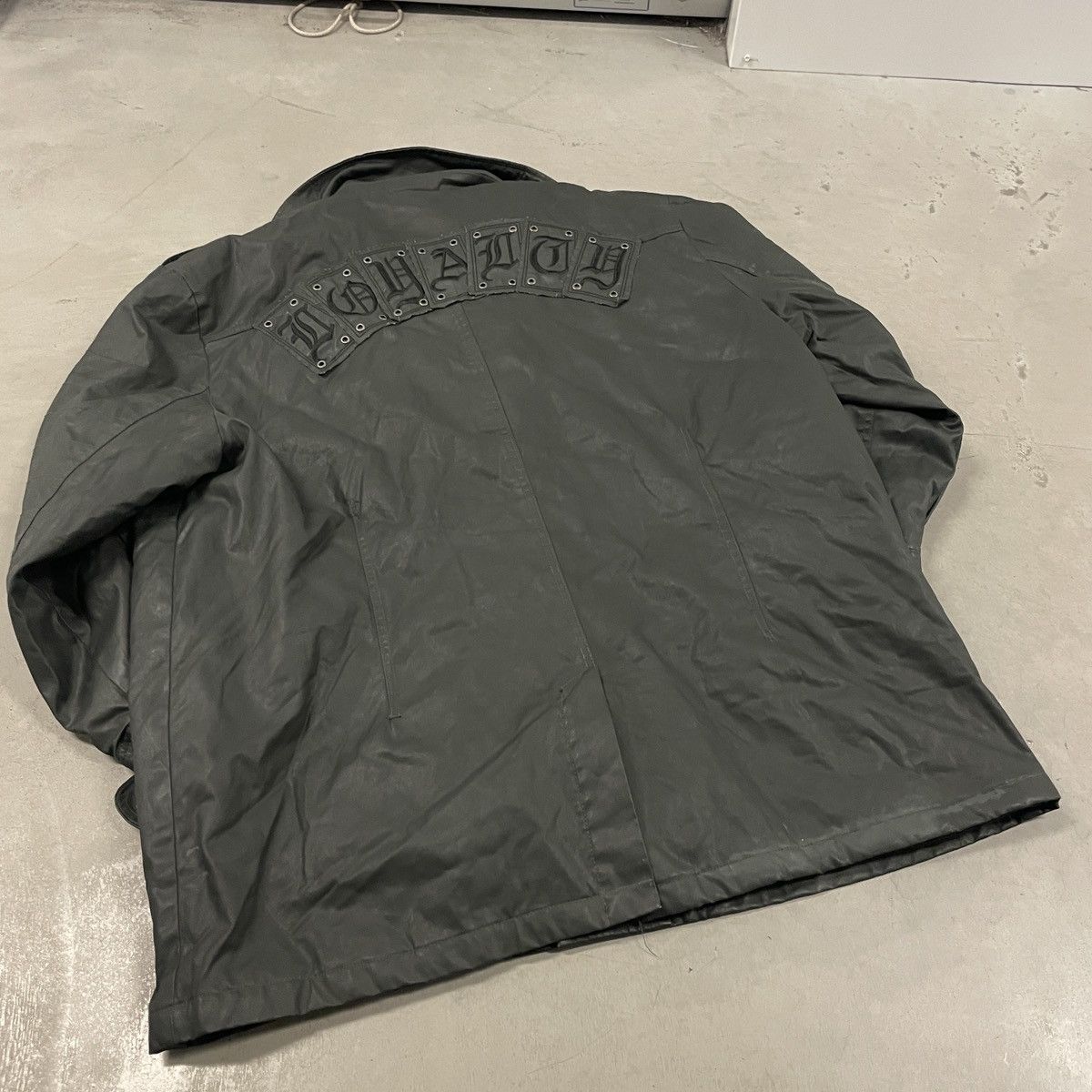 Leather Y2k leather trench coat Size US XXL / EU 58 / 5 - 2 Thumbnail