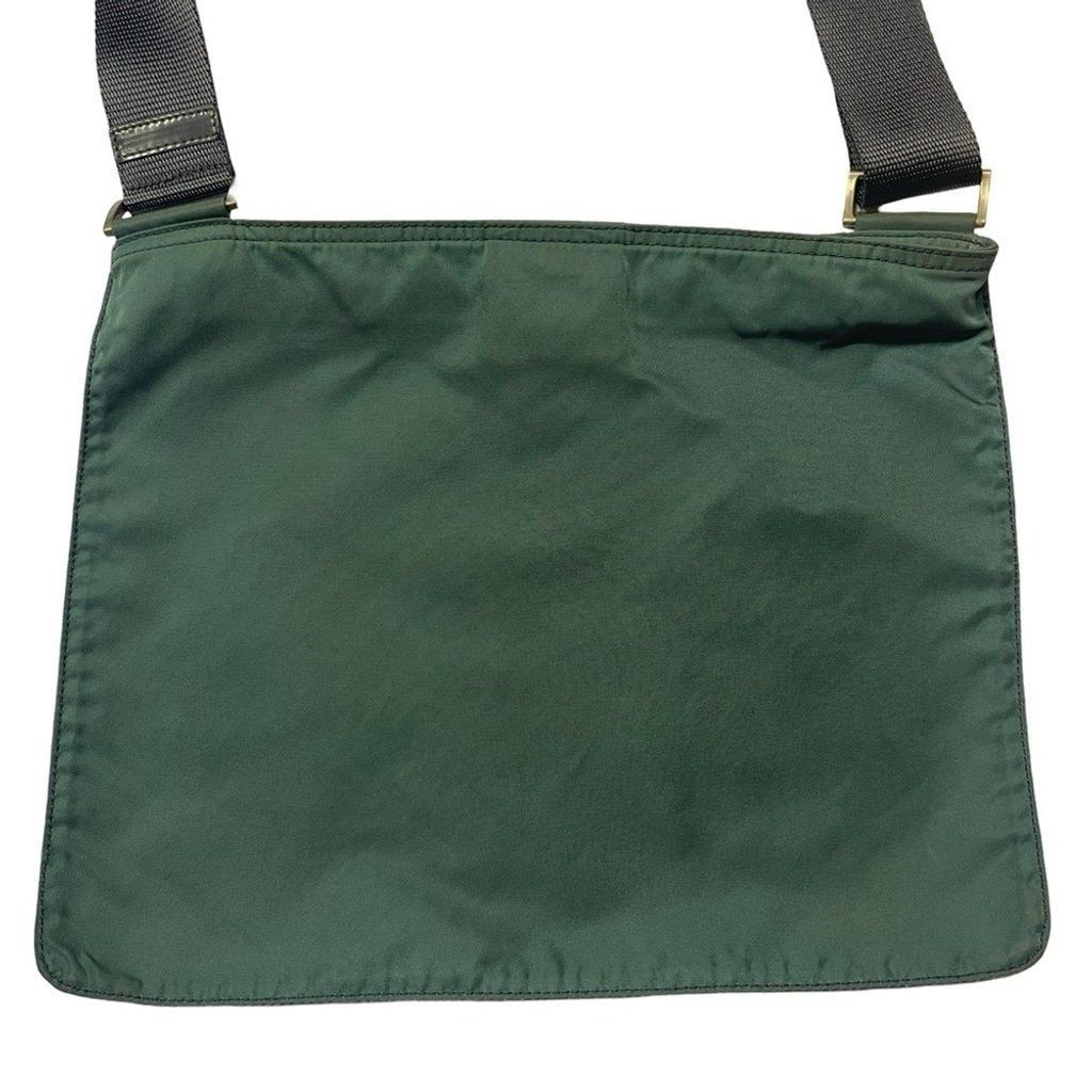 Prada Authentic PRADA Blue/Green Nylon Shoulder Crossbody Bag Adju Size ONE SIZE - 3 Thumbnail