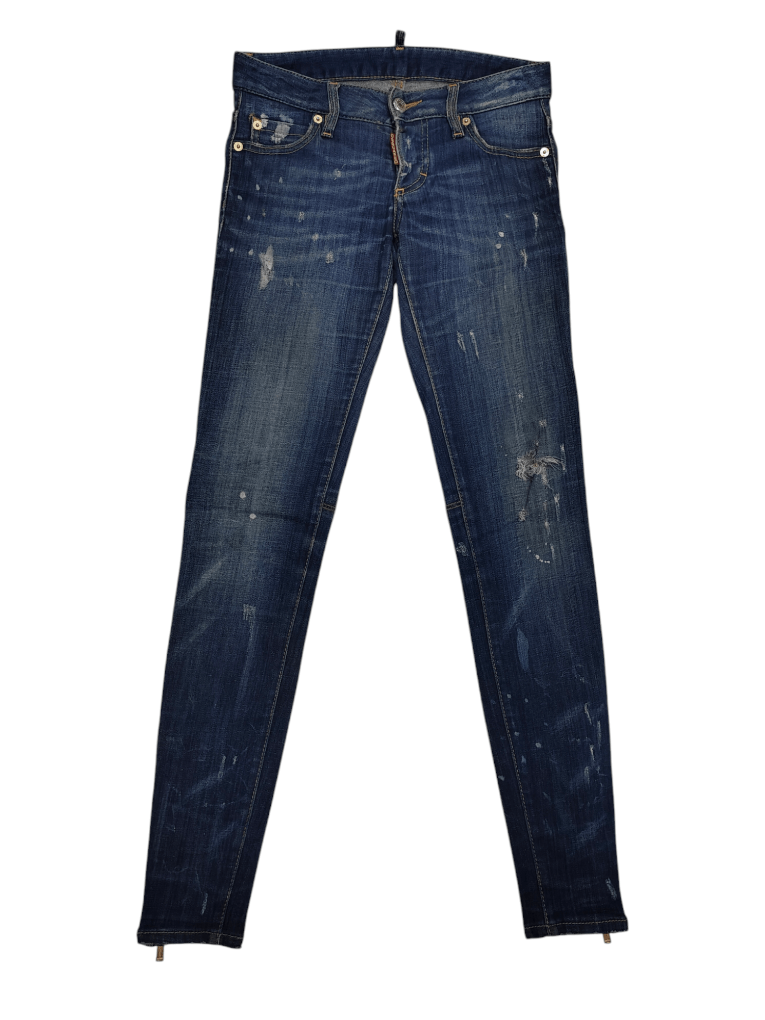 Dsquared2 💥Dsquared2 Distressed Super Skinny Jeans Size 27" / US 4 / IT 40 - 1 Thumbnail
