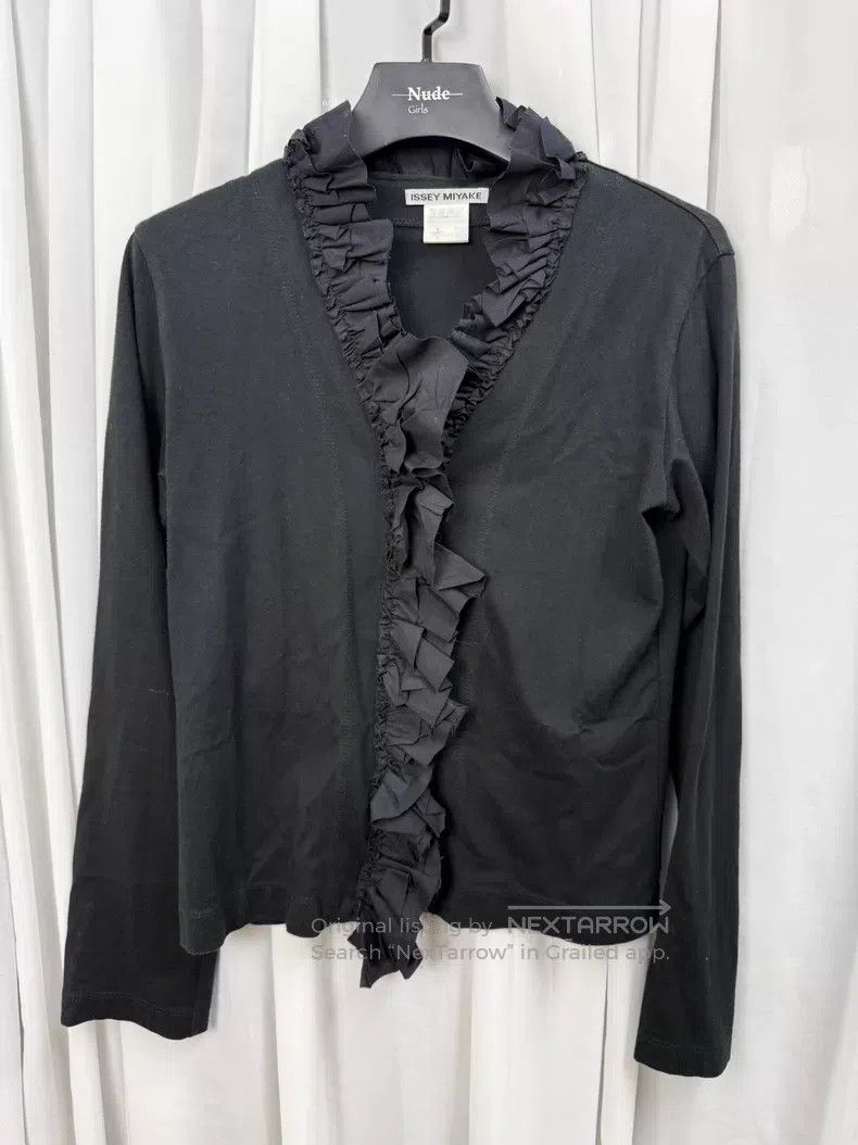 Issey Miyake Issey Miyake Size 2 Ruffled collar long sleeve top with wai Size M / US 6-8 / IT 42-44 - 1 Thumbnail