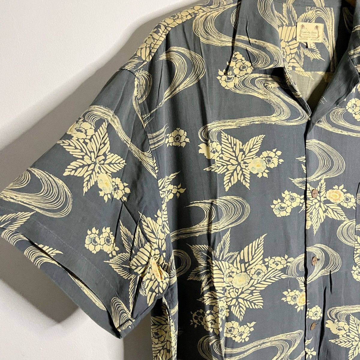 Sun Surf Kearney House Japanese Wave Floral Shirt Vintage Aloha Size US L / EU 52-54 / 3 - 6 Thumbnail