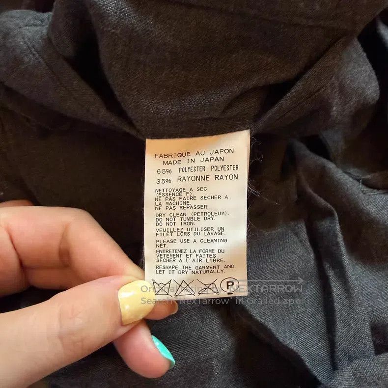 Yohji Yamamoto Yohji Yamamoto size 2 16 SS pleated old grey blazer Size 36R - 7 Thumbnail