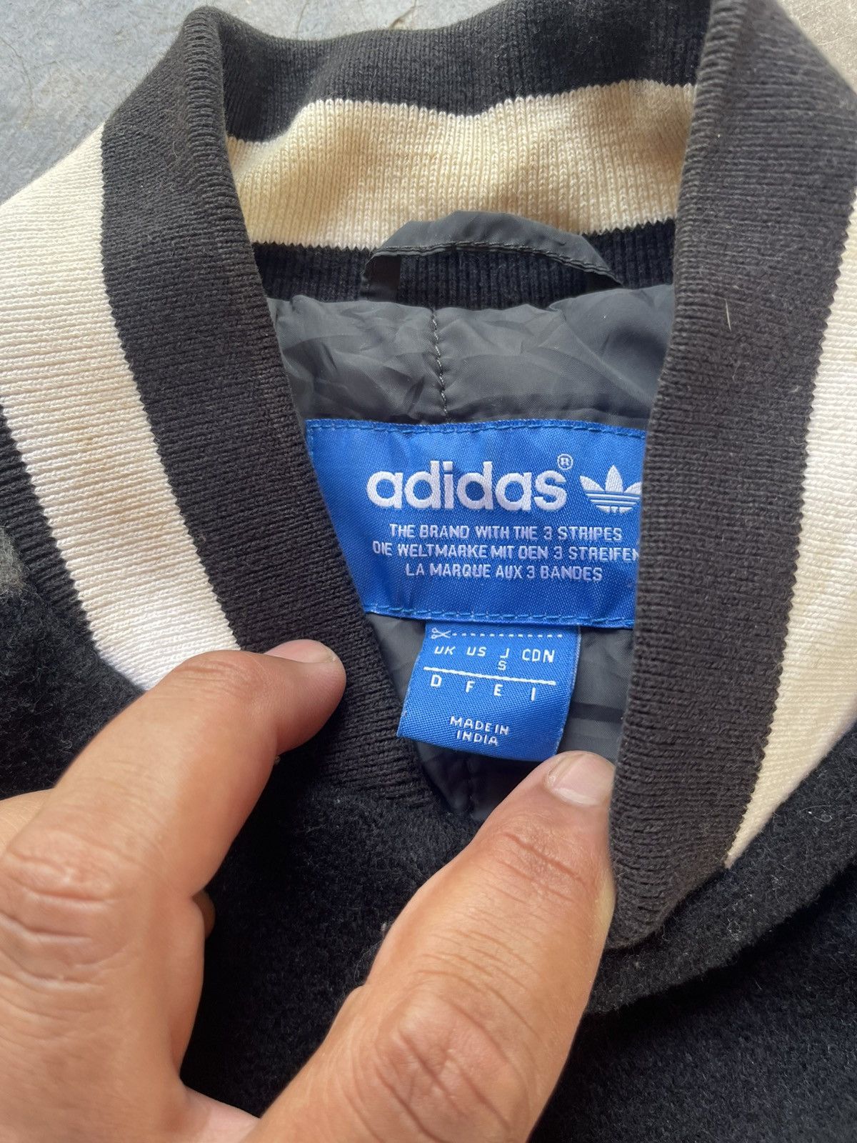 Adidas Adidas Varsity Wool Jacket / Small Size Size US S / EU 44-46 / 1 - 6 Thumbnail