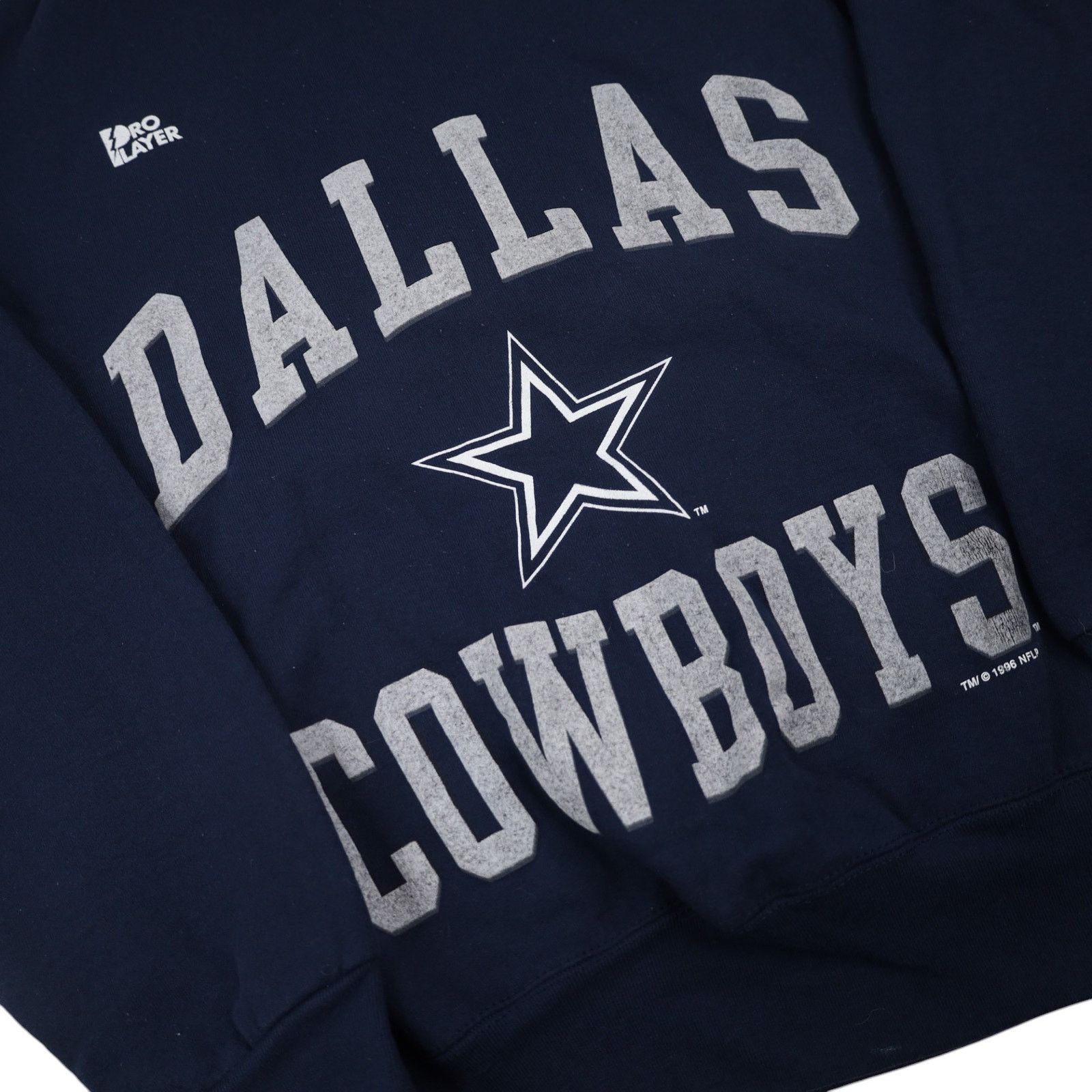 NFL × Pro Player × Vintage VTG 90s Pro Player Dallas Cowboys Big Spellout Sweatshirt Size US M / EU 48-50 / 2 - 3 Thumbnail