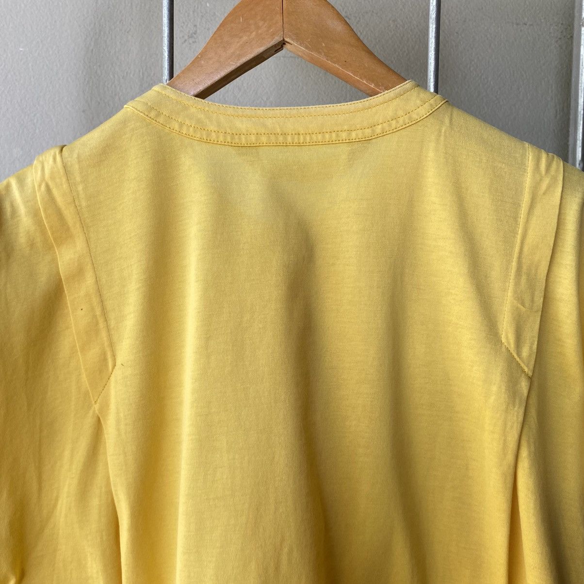 Dior Christian Dior Soft Yellow Buttoned Blouse Size M / US 6-8 / IT 42-44 - 9 Thumbnail