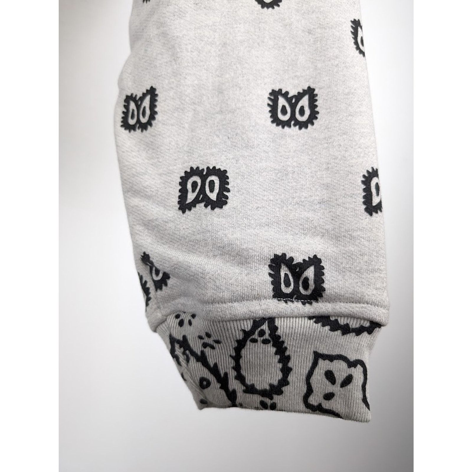 Rhude o1rshd1 Rhude Bandana Hoodie in Heather Grey Size US XL / EU 56 / 4 - 9 Thumbnail