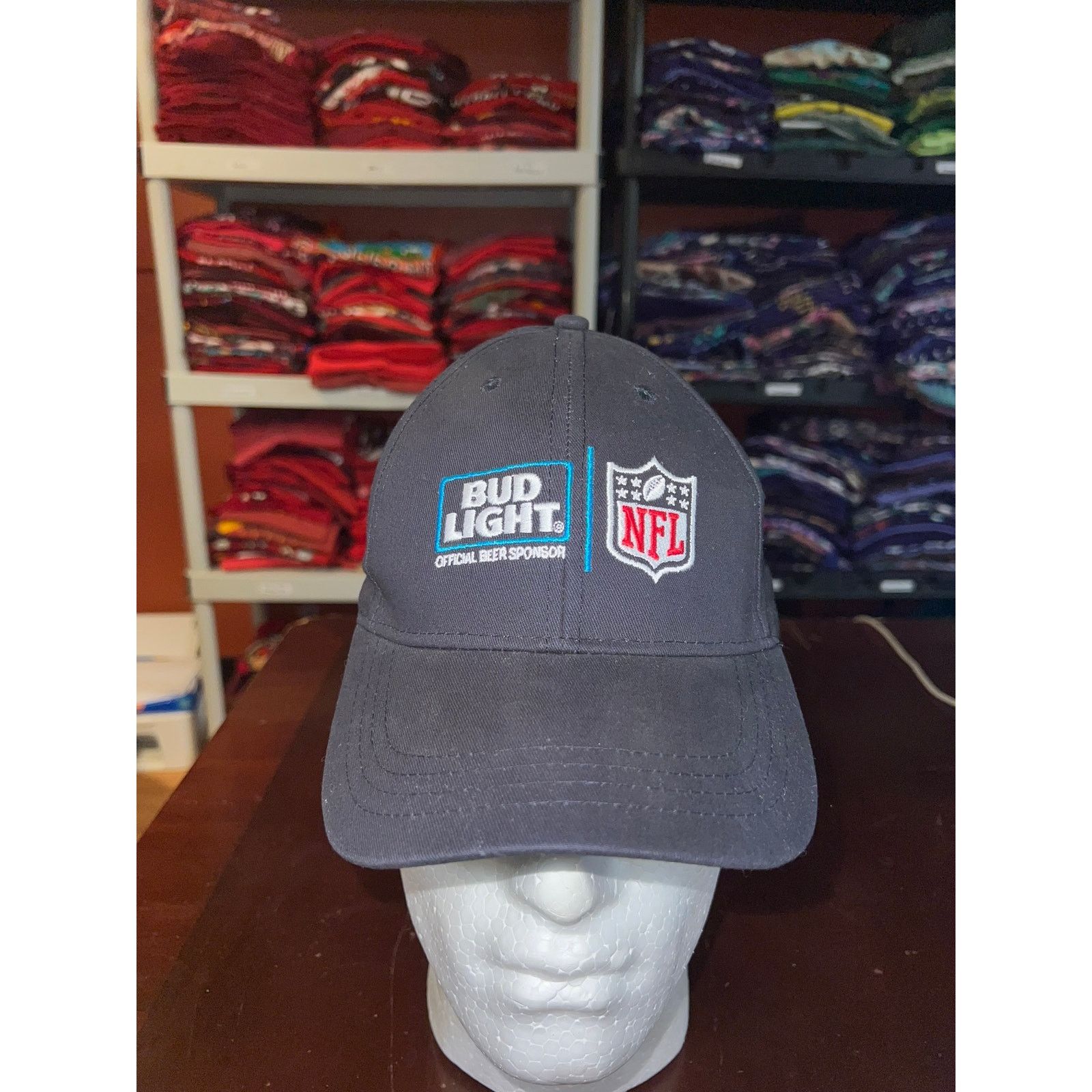 NFL Bud Light Hat NFL Official Beer Sponsor Cap NFL Snapback Size ONE SIZE - 1 Thumbnail
