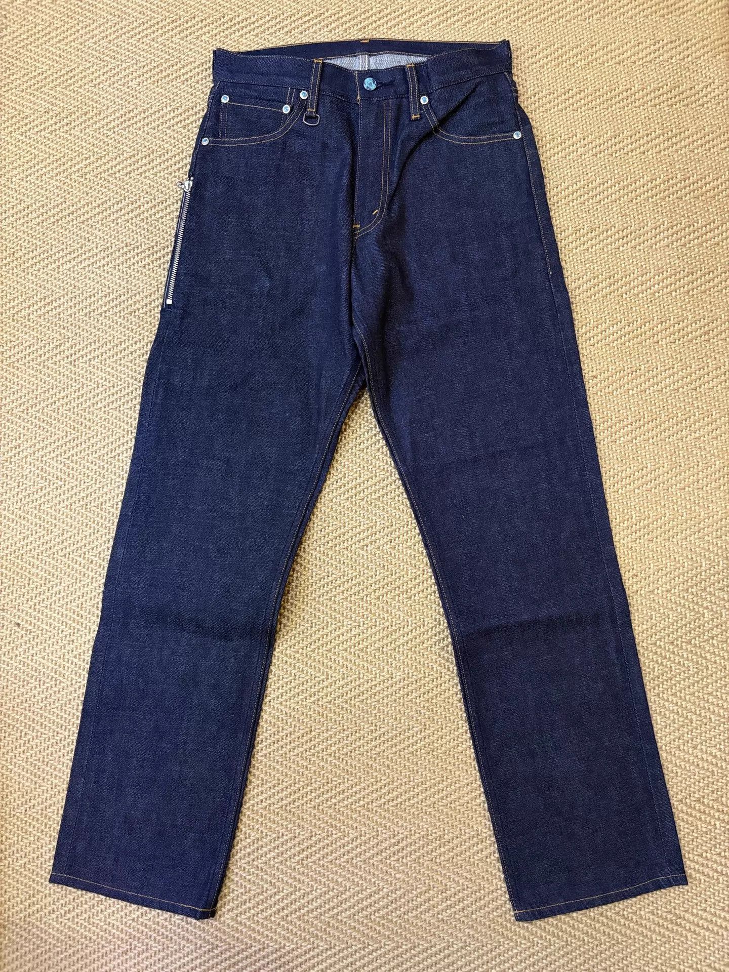 Levi's LEVIS FENOM Turquoise Semi-Shine HW Raw Denim Jeans W30L31 Size US 30 / EU 46 - 2 Thumbnail
