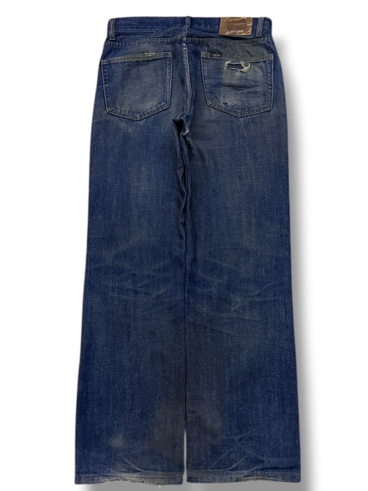 Hanes Vintage Hanes Jeans Made in USA 90s | Vintage Faded Mud Wash Size US 30 / EU 46 - 3 Thumbnail