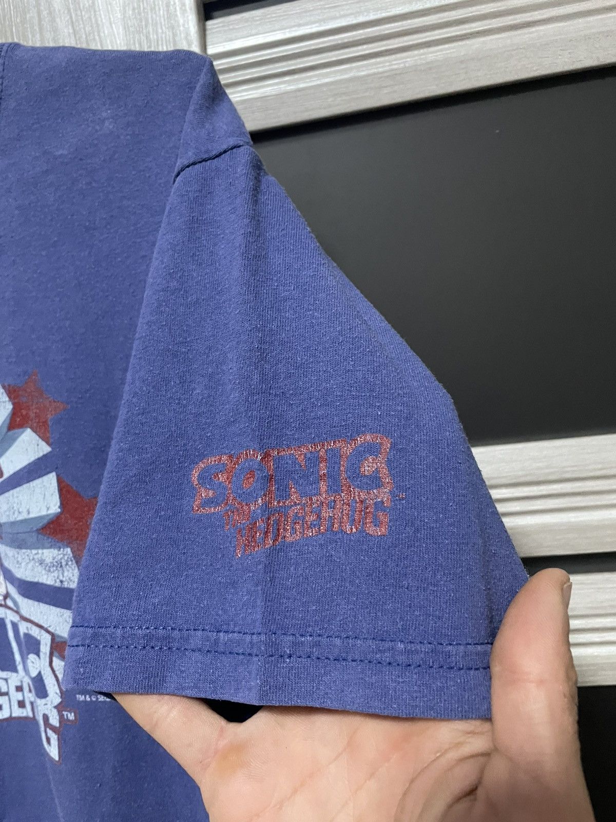 Nintendo × Vintage Vintage 1999 Sonic The Hedgehog Sega T Shirt 90s Tee Size US M / EU 48-50 / 2 - 3 Thumbnail