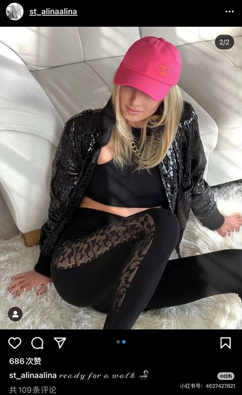 Chanel Chanel 21p rose double C embroidery logo baseball cap Size ONE SIZE - 9 Thumbnail