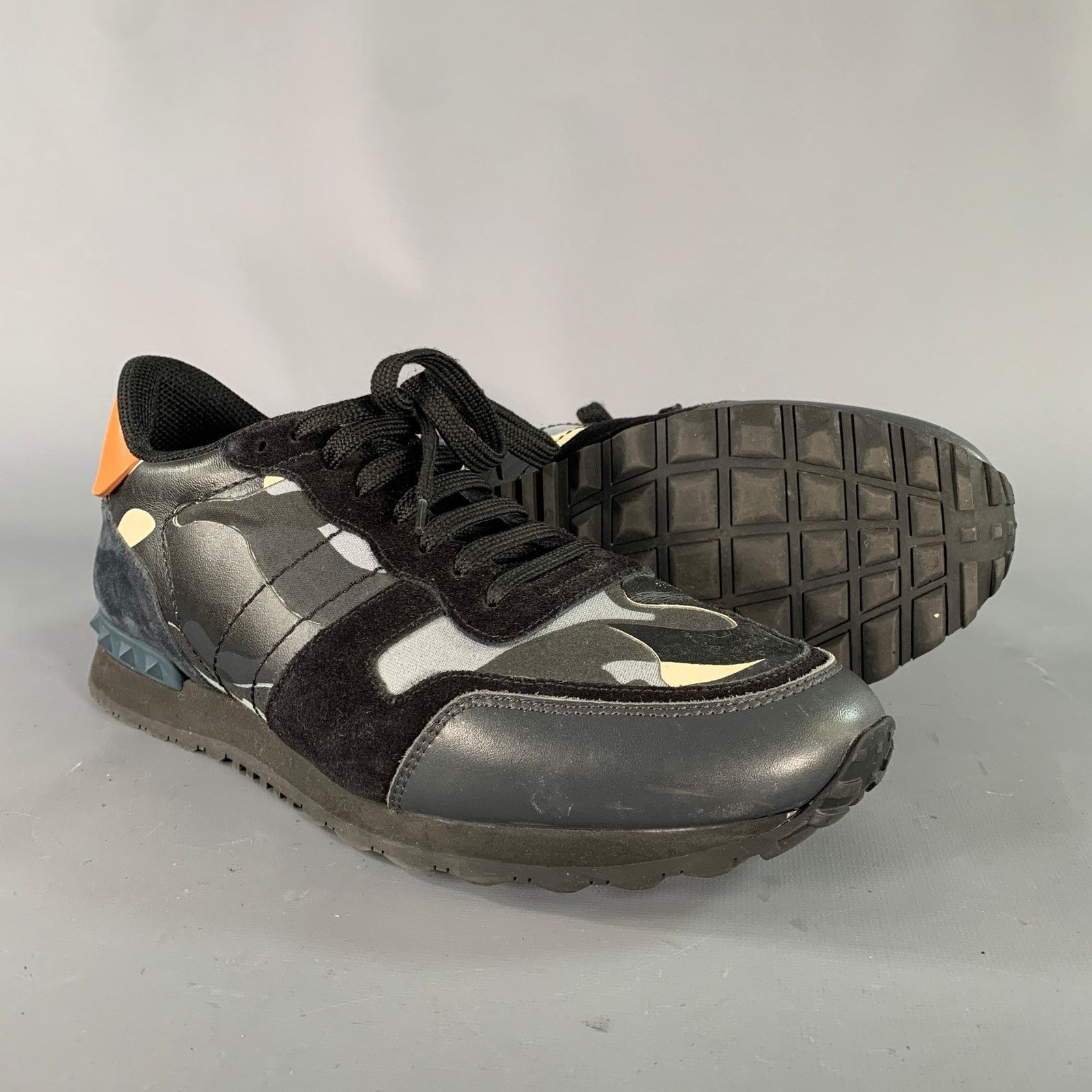 Valentino VALENTINO Size 11 Black Multi-Color Camo Sneakers Size US 11 / EU 44 - 5 Thumbnail