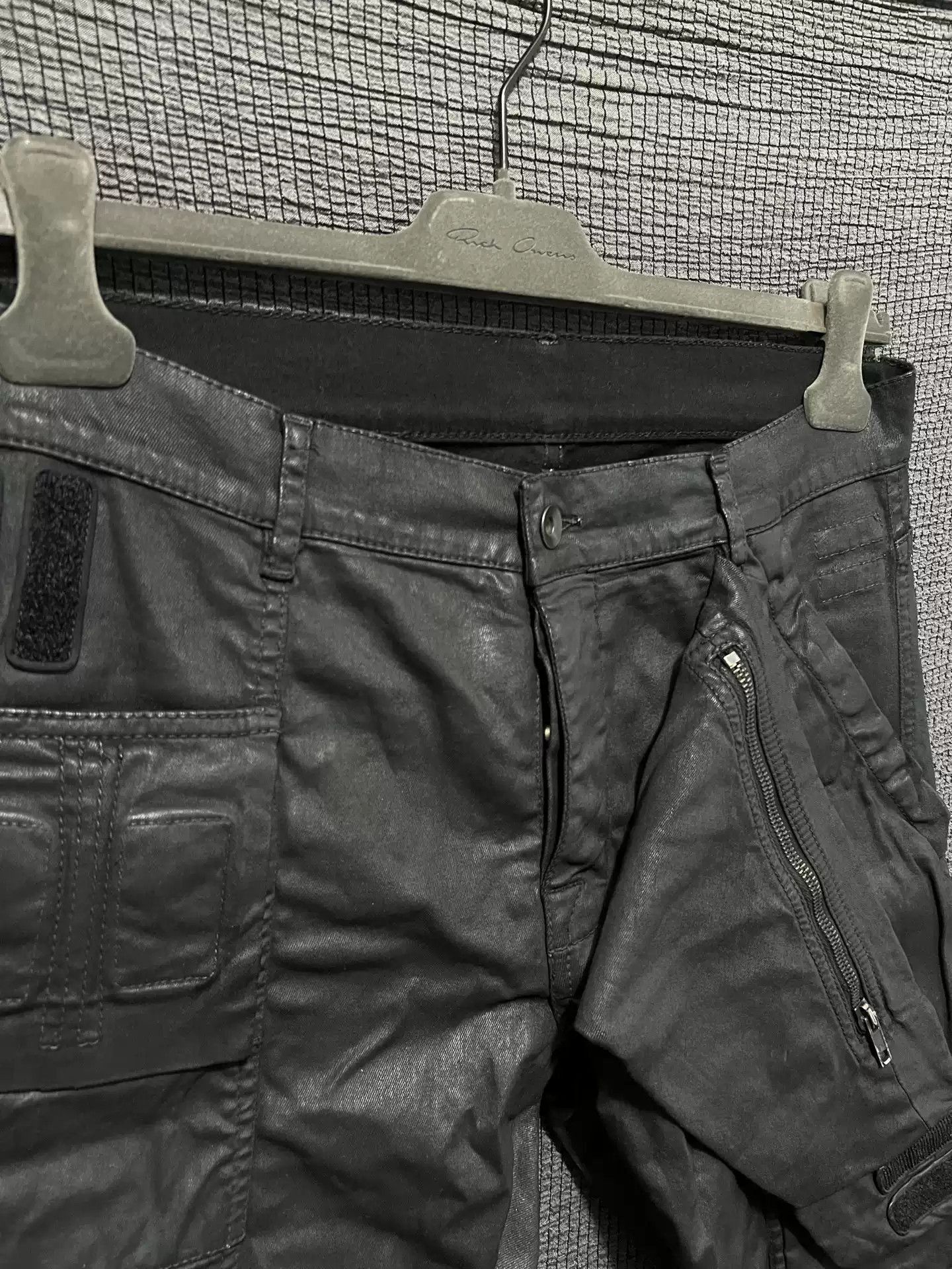 Rick Owens Rick Owens 16ss Wax Slant Motorcycle Jeans-2505 Size US 31 - 6 Thumbnail