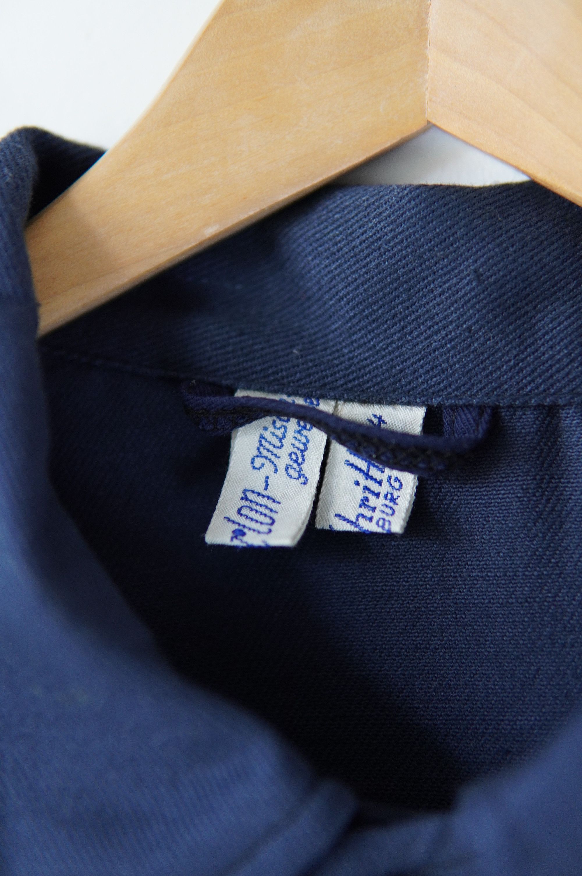 Le Laboureur Rare Deadstock 80s Fortschritt Germany French Chore Jacket Size US L / EU 52-54 / 3 - 7 Thumbnail