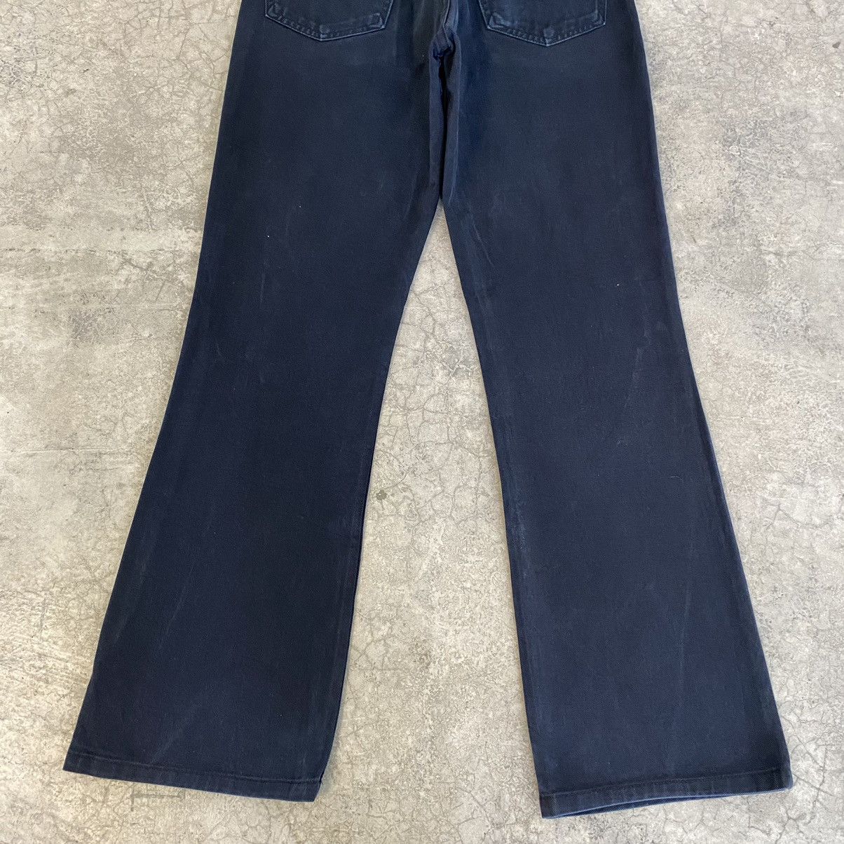 Levi's × Vintage Size 28x28.5 Vintage 1996 Levis 517 Black Flared Jeans Size US 28 / EU 44 - 15 Thumbnail
