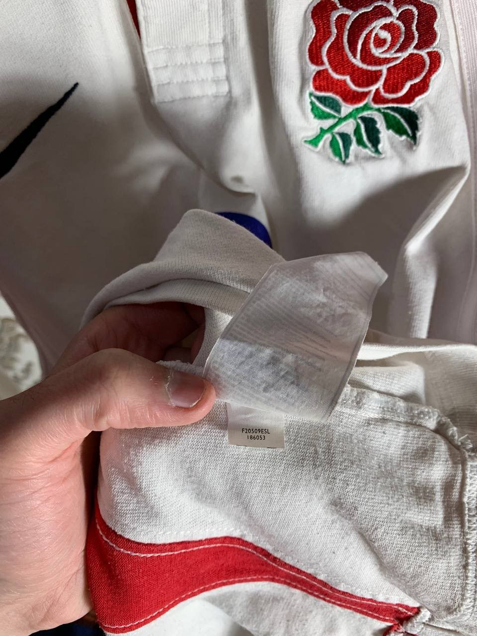 Nike VINTAGE NIKE ENGLAND RETRO RUGBY JERSEY VERY RARE Y2K 90s Size US S / EU 44-46 / 1 - 15 Thumbnail