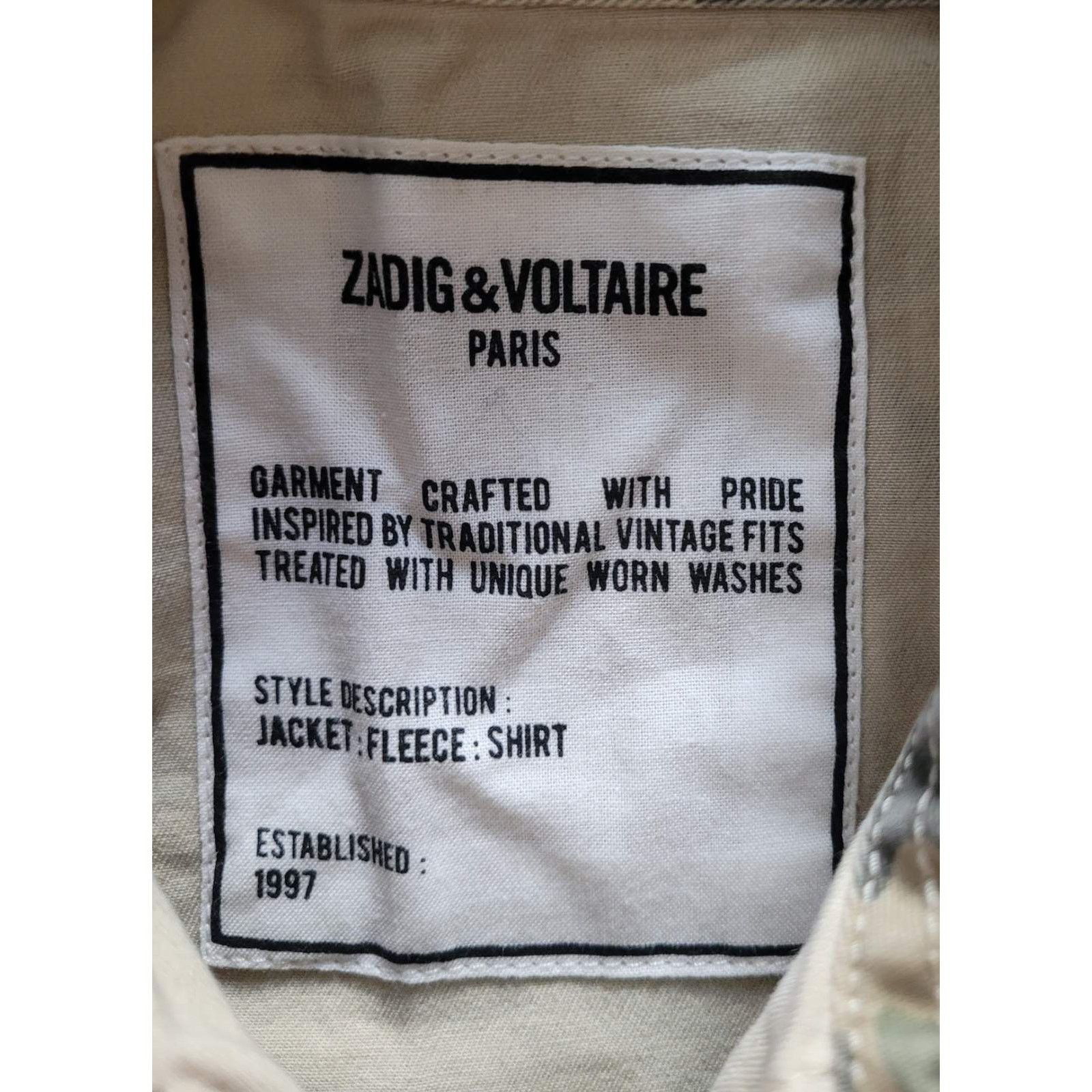 Zadig & Voltaire Zadig&Voltaire womens camo military multipocket shirt jacket Size S / US 4 / IT 40 - 5 Thumbnail