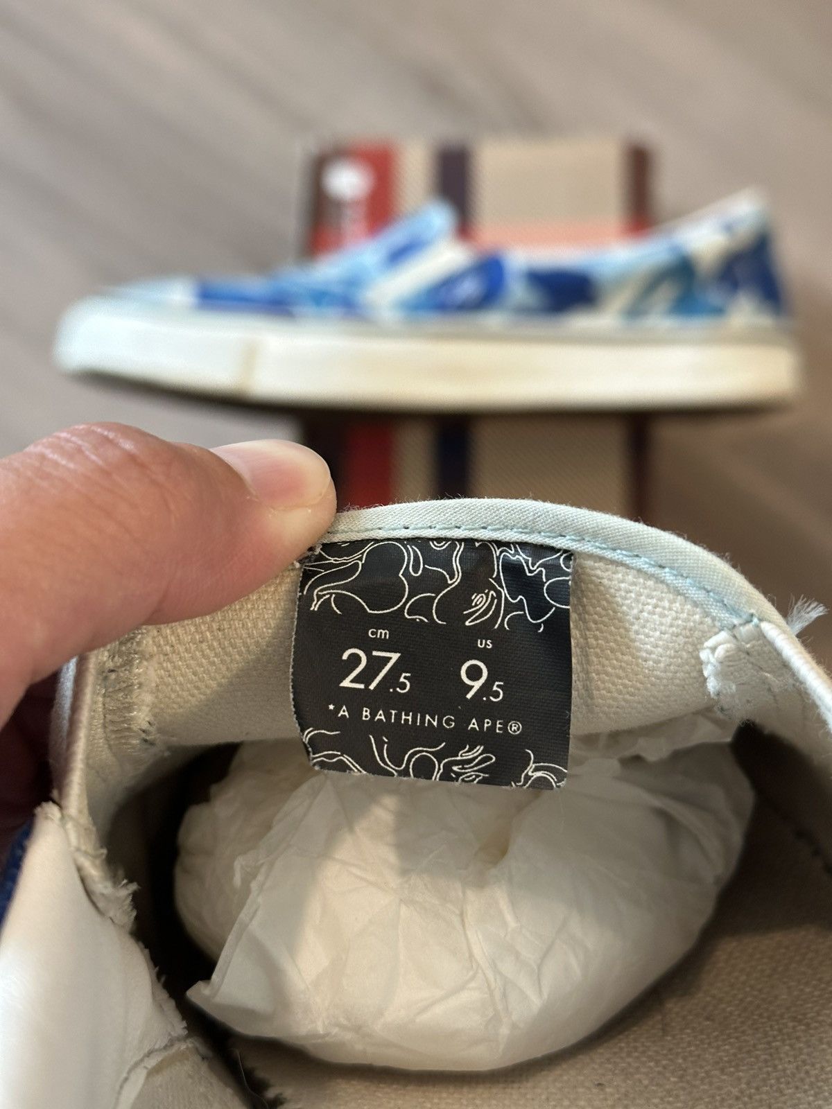 Bape Bape Yank Sta ABC Camo (Blue) Size 9.5 Size US 9.5 / EU 42-43 - 5 Thumbnail