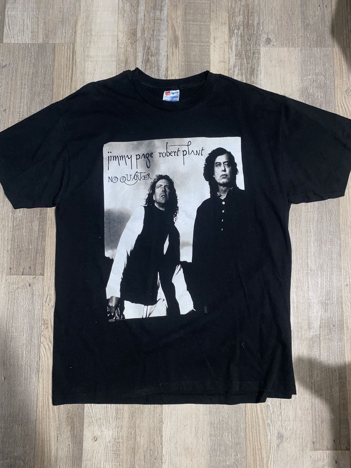 Band Tees × Led Zeppelin × Vintage VINTAGE 1995 led zeppelin JIMMY PAGE, ROBERT PLANT Size US XL / EU 56 / 4 - 1 Thumbnail