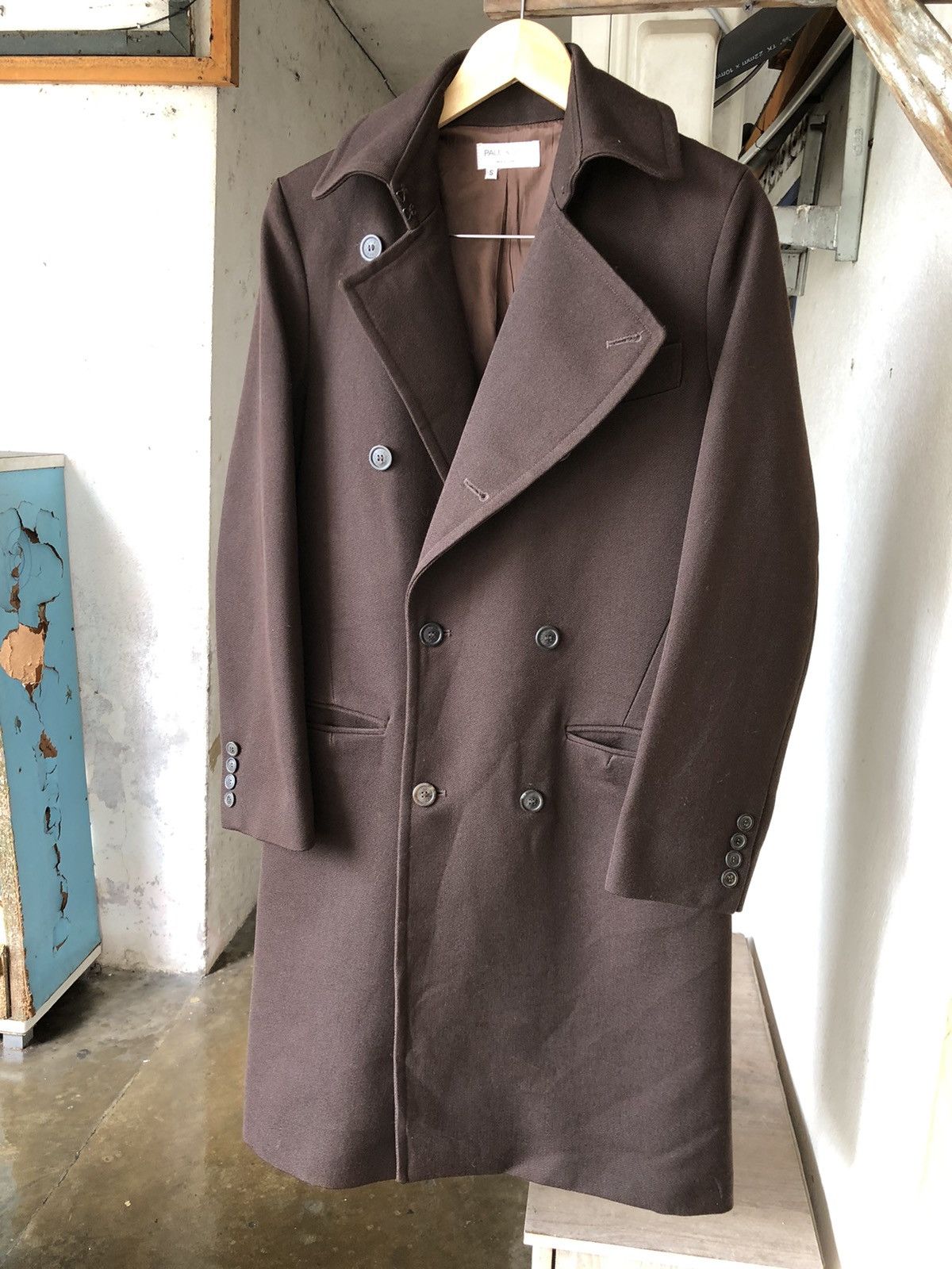 Vintage Luxury❗️France Taylor Paul & Joe Heavy Long Coat Size US S / EU 44-46 / 1 - 7 Thumbnail