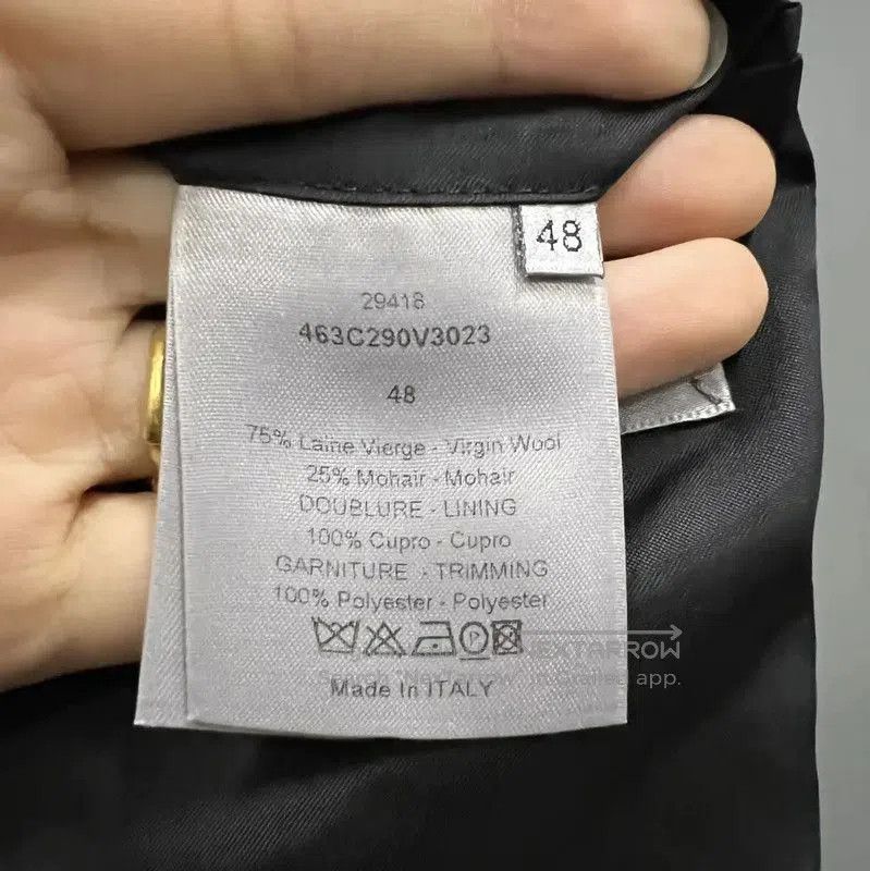 Dior Dior Spring Autumn Navy Cotton Long Sleeve Jacket . Size US M / EU 48-50 / 2 - 4 Thumbnail