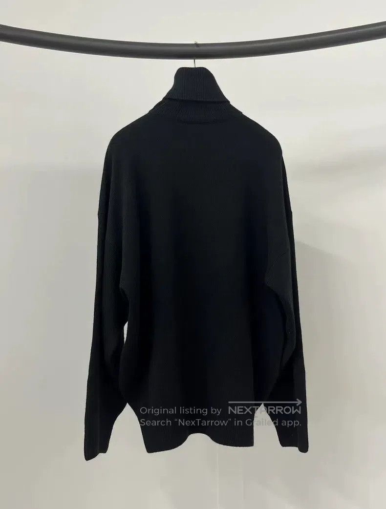 Balenciaga Balenciaga Black embroidered turtleneck sweater Size US XS / EU 42 / 0 - 2 Thumbnail
