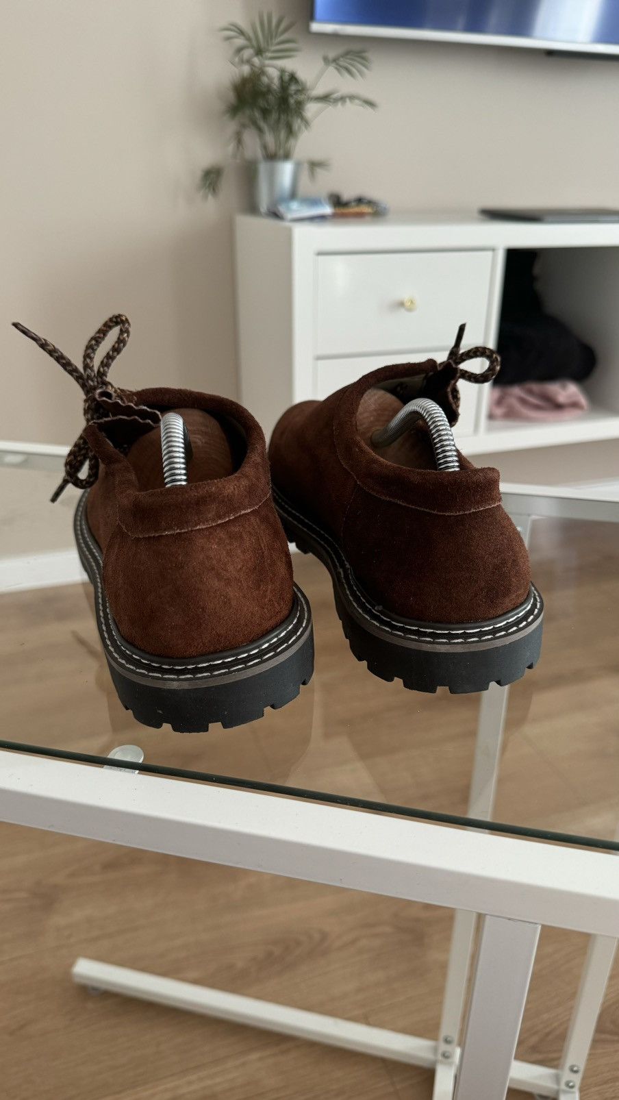 Other Vintage Almsach cynthia suede classic brown leather Size US 9 / EU 42 - 4 Thumbnail