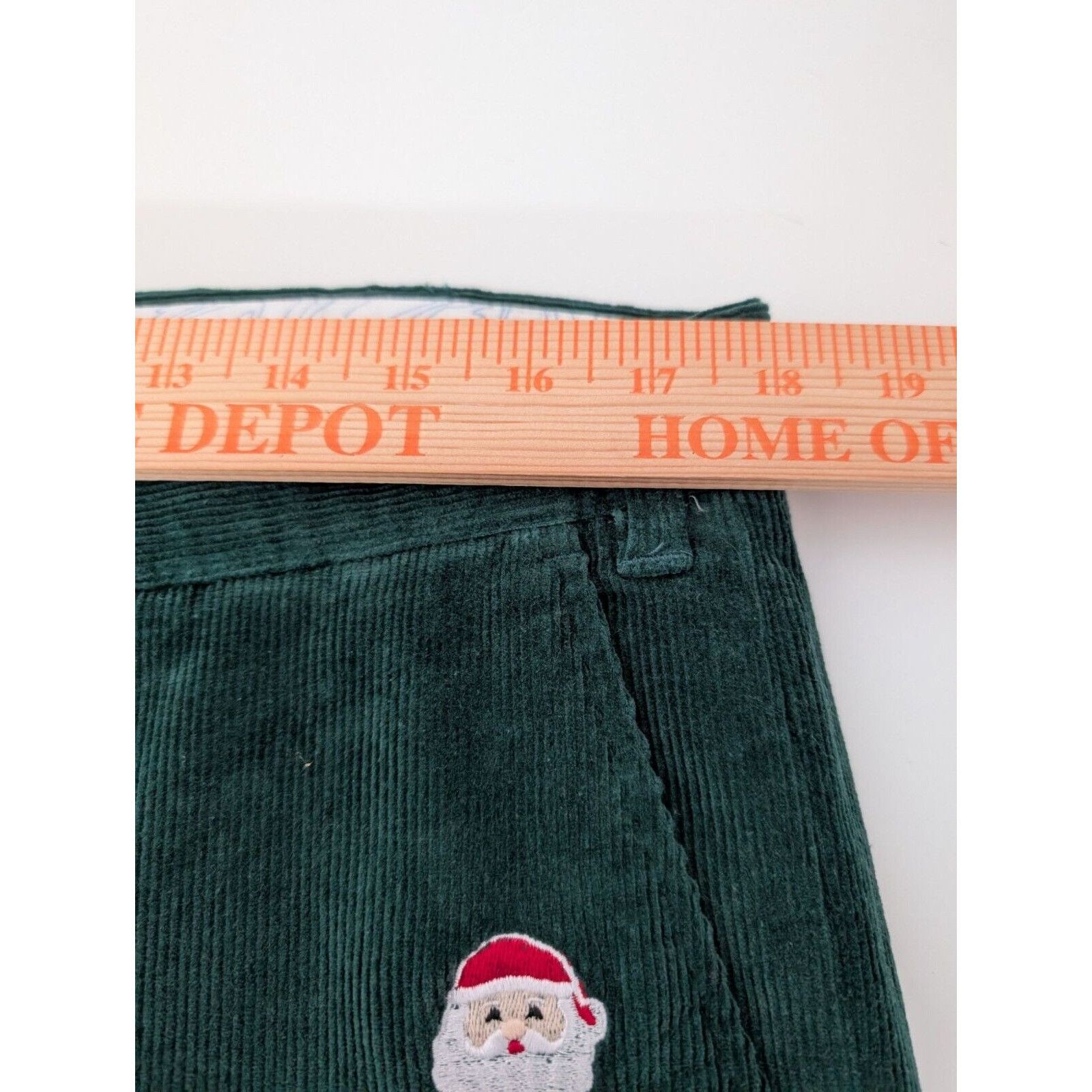 Designer Castaway Nantucket Corduroy Embroidered Santa Pants Mens 36 Size US 36 / EU 52 - 9 Thumbnail